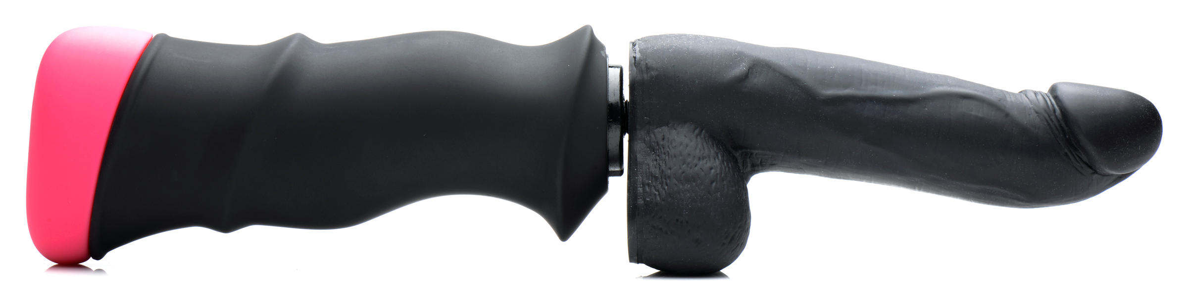 Mega-Pounder Hand-held Thrusting Silicone Dildo - Image 4