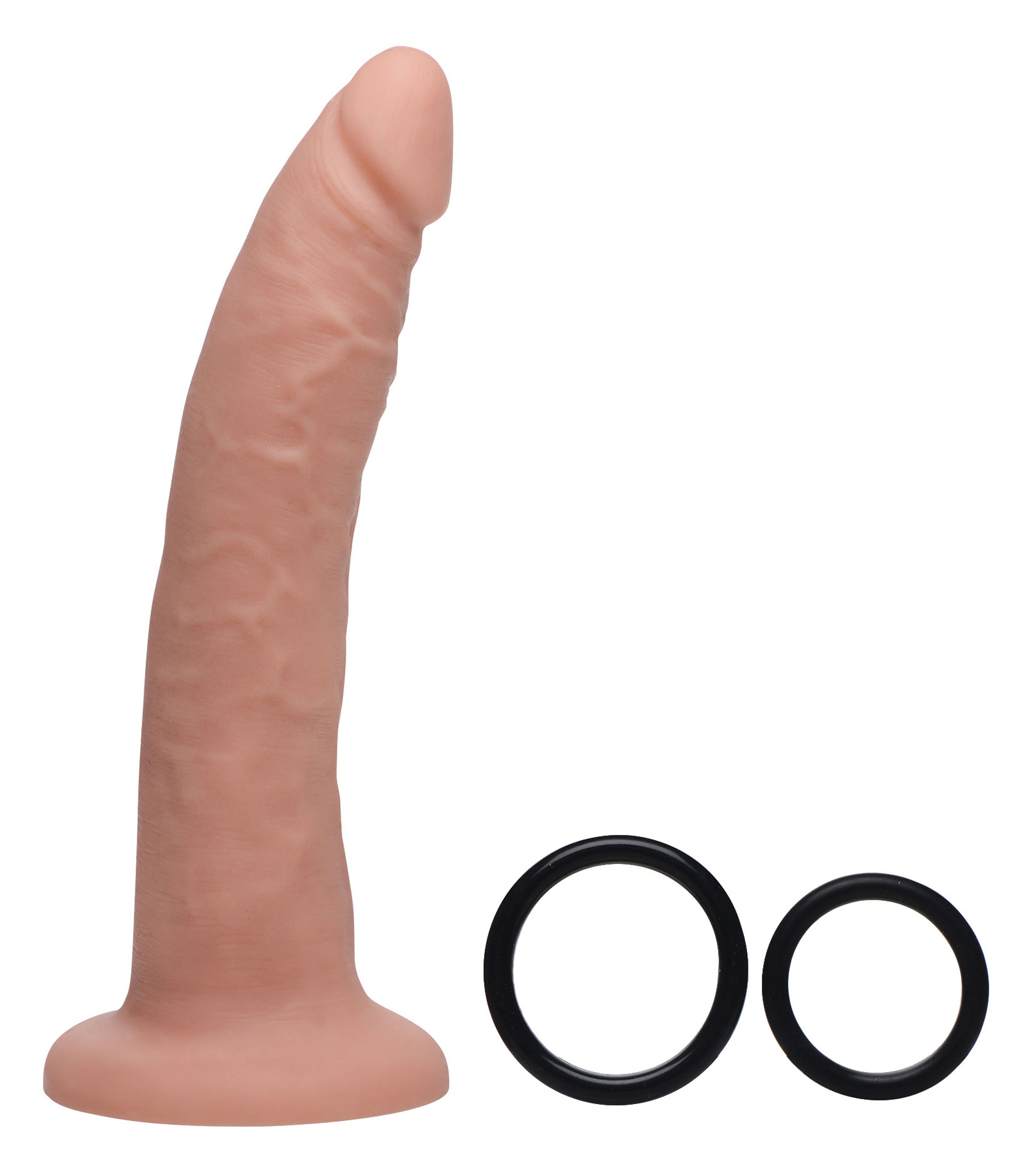 Charmed 7.5 Inch Silicone Dildo with Harness - Image 3