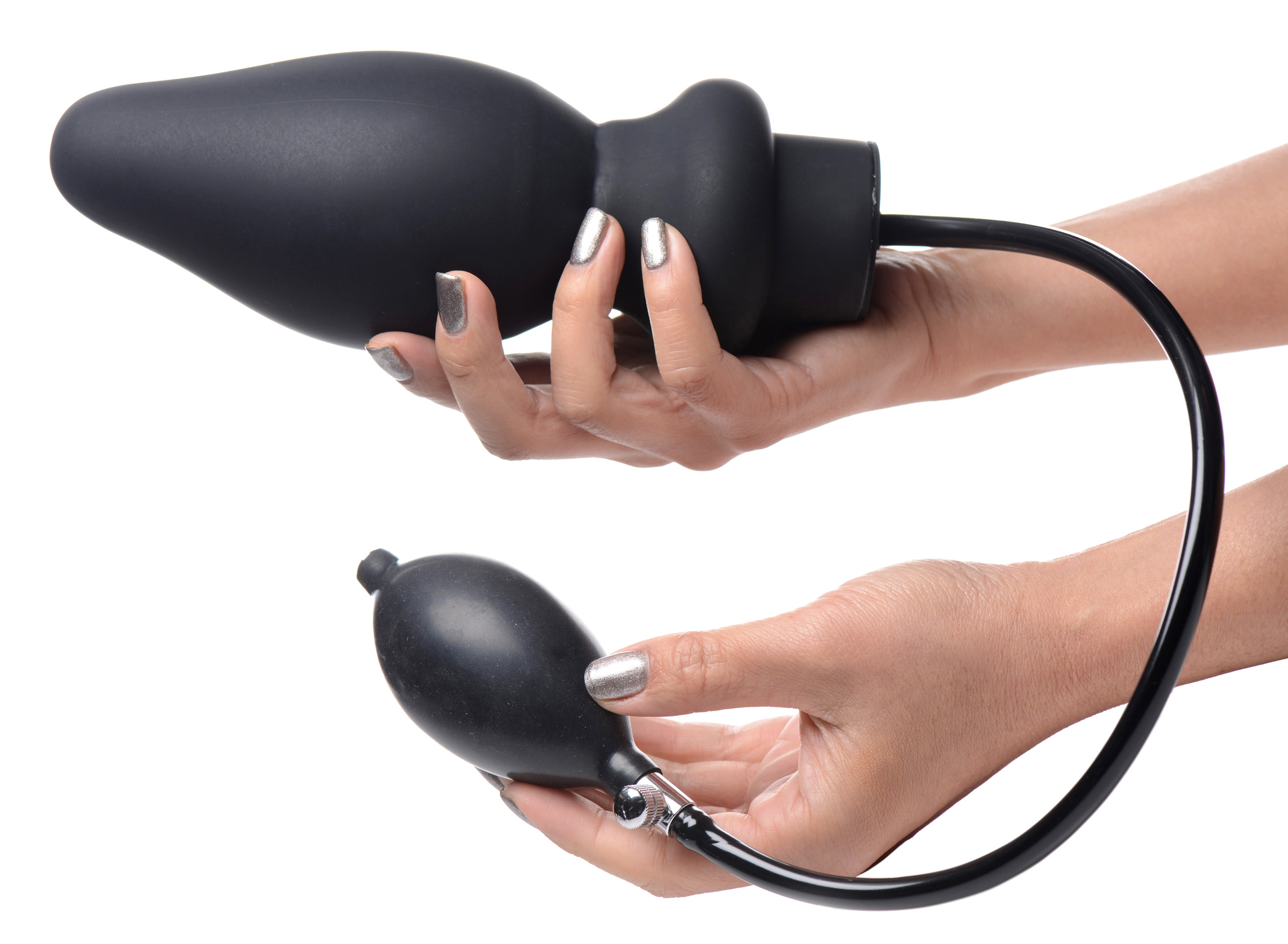 Ass-Pand Large Inflatable Silicone Anal Plug - Image 2