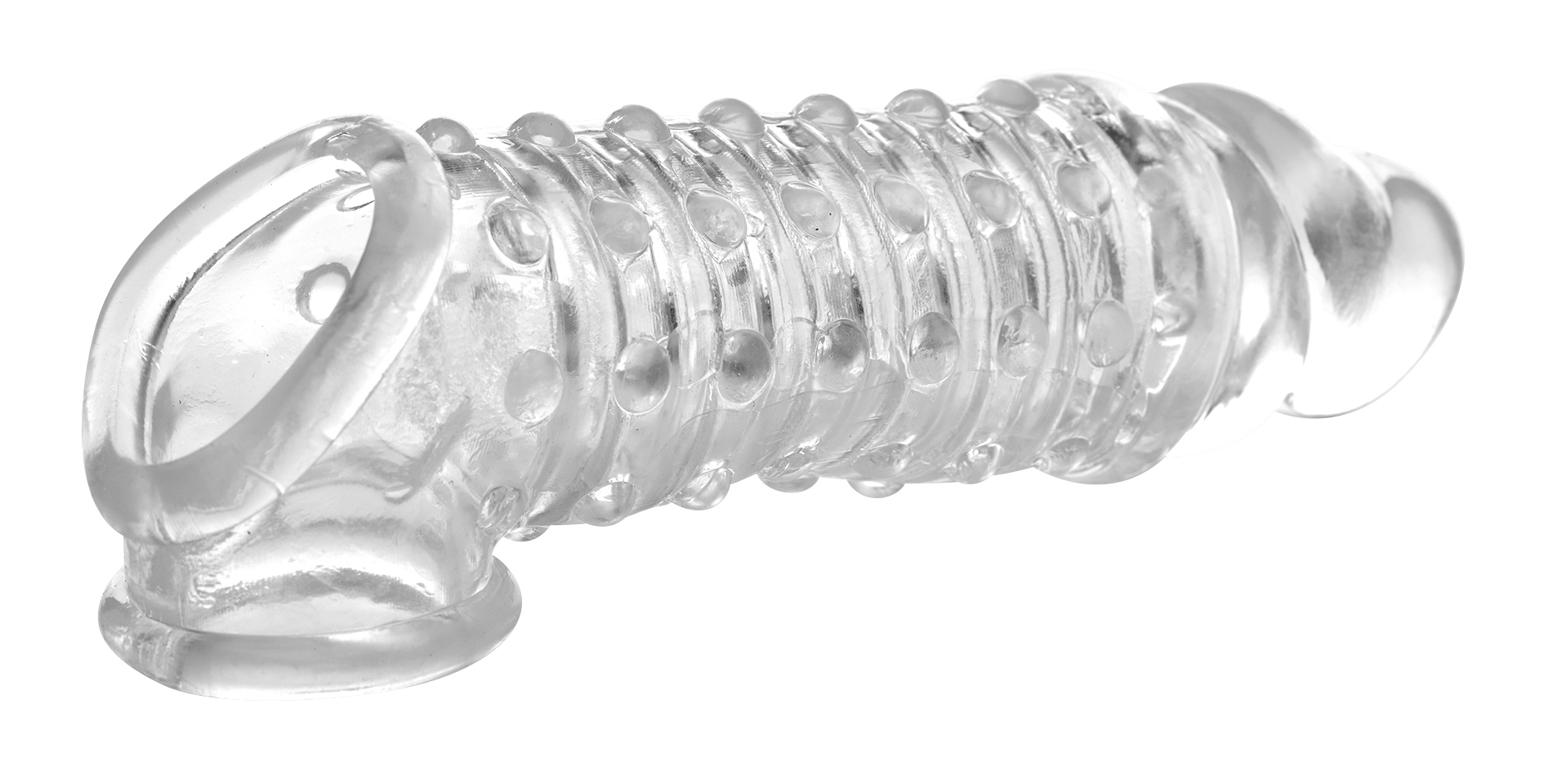 1.5 Inch Penis Enhancer Sleeve - Clear - Image 5