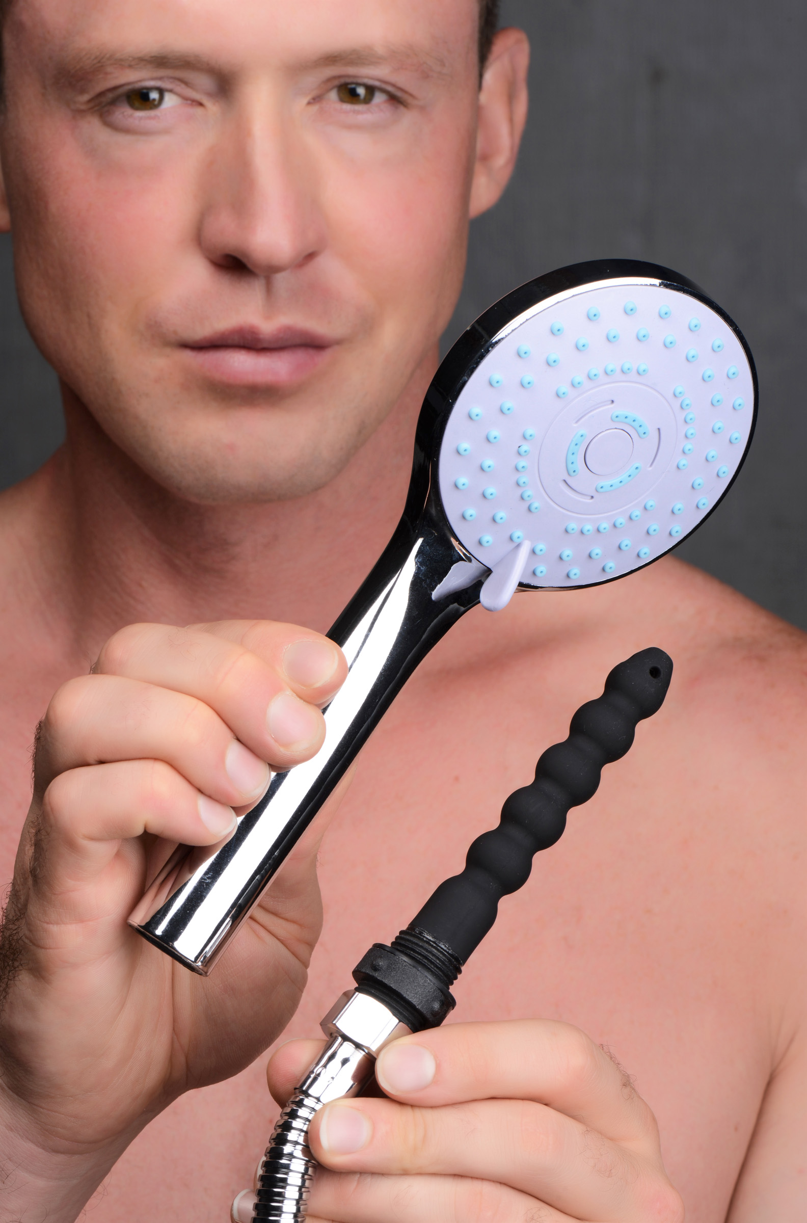 Discreet Silicone Shower Enema Set - Image 2
