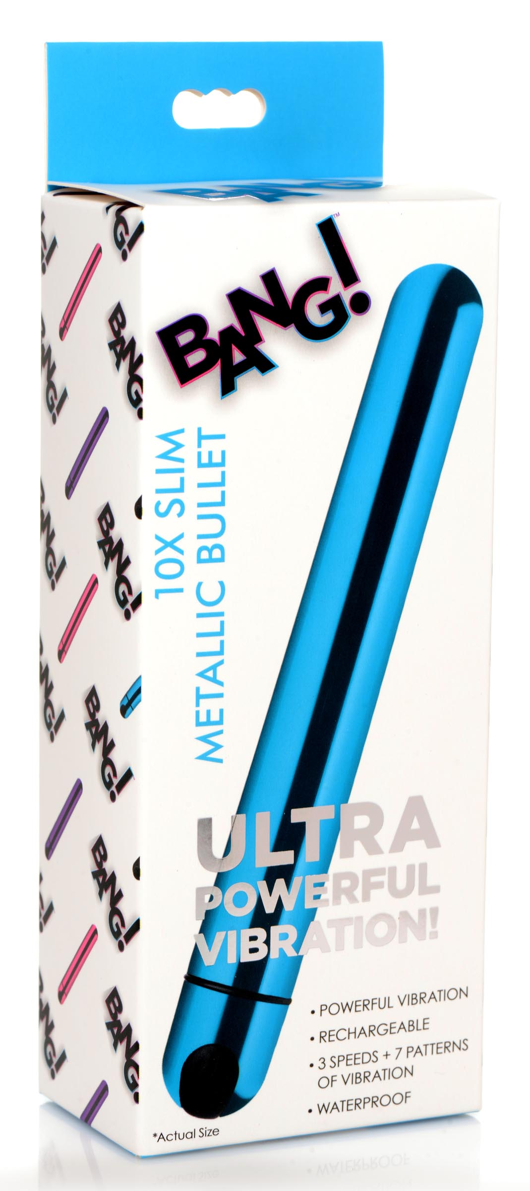 10X Slim Metallic Bullet - Blue - Image 6