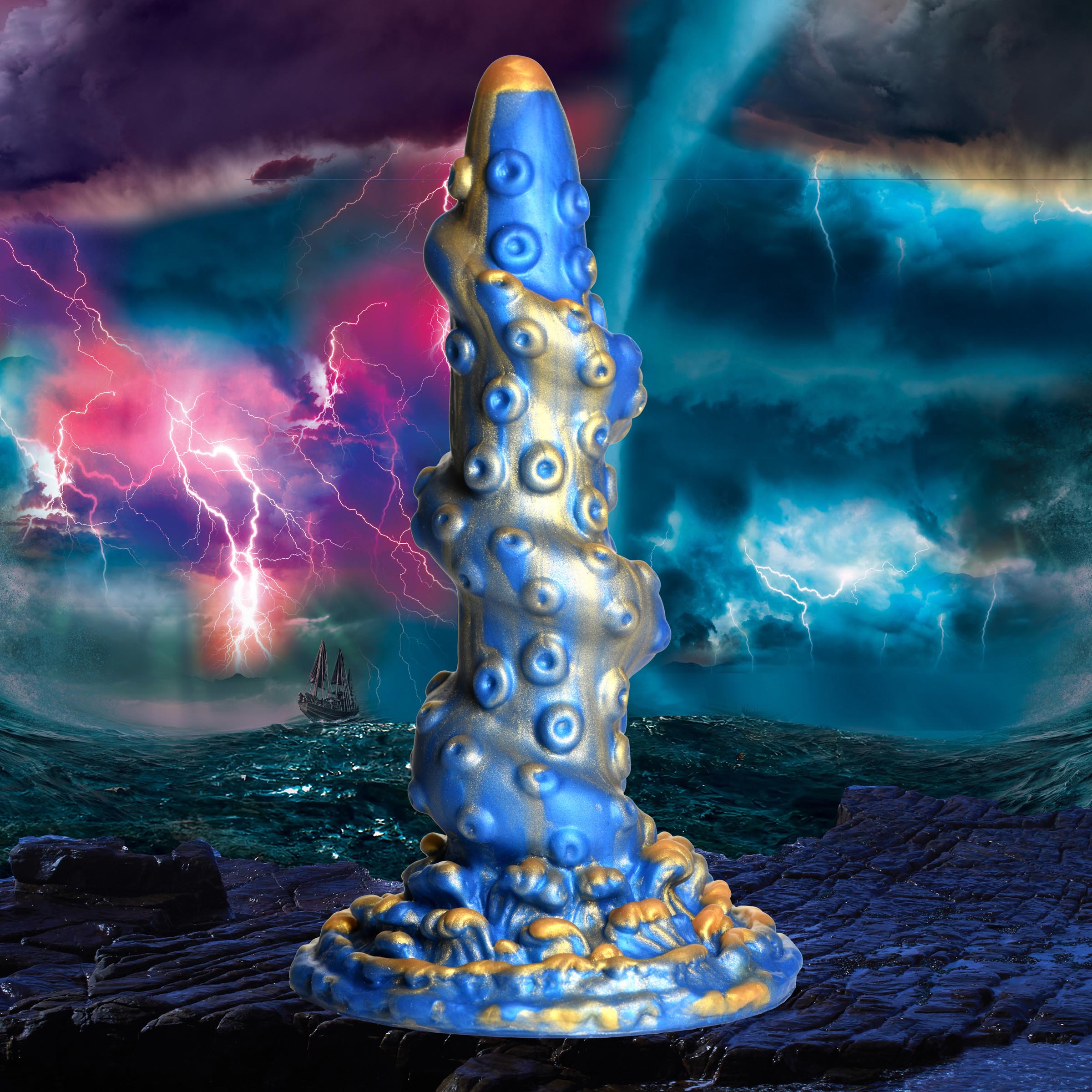 Lord Kraken Tentacled Silicone Dildo - Creature Cocks