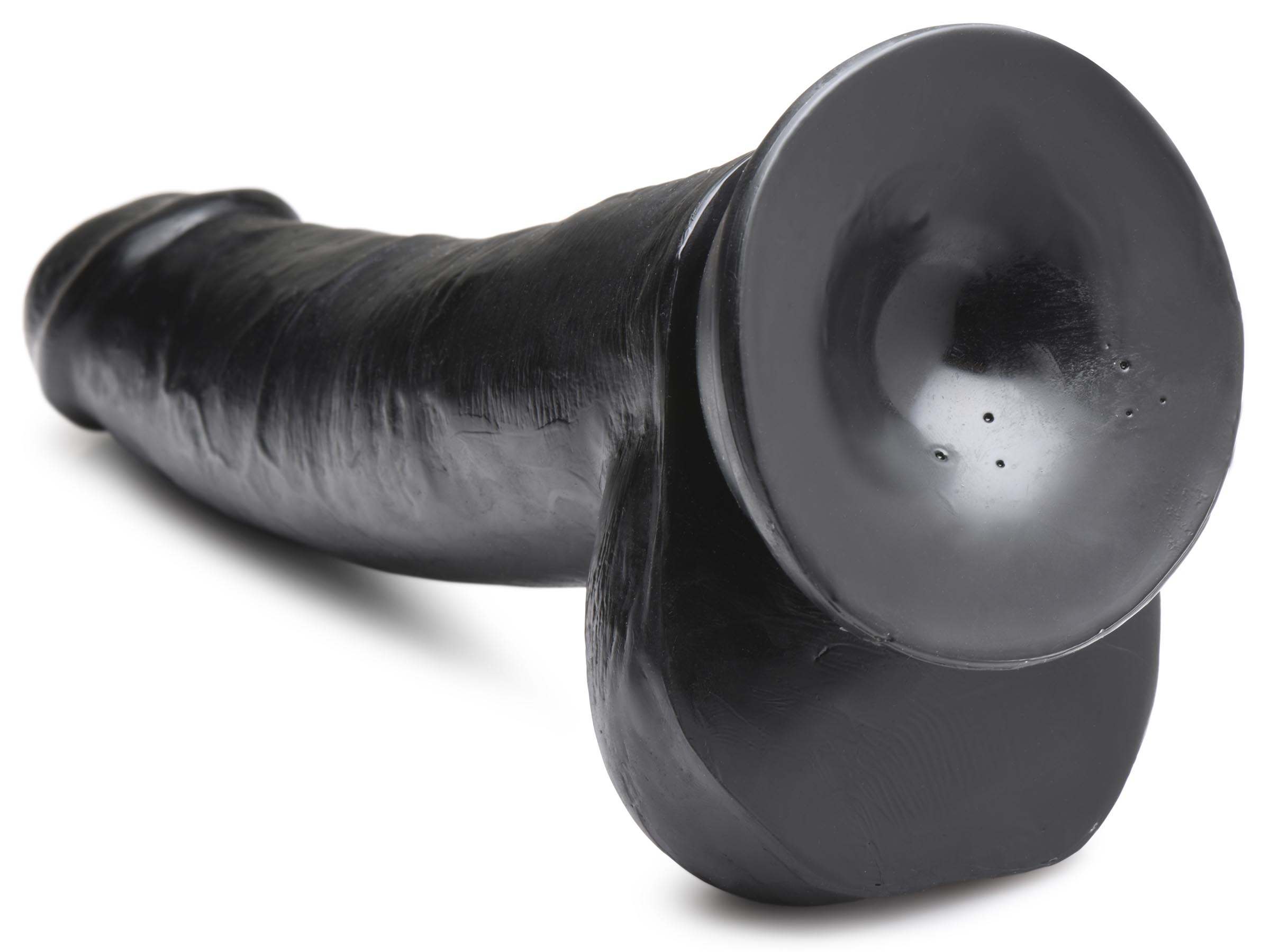 JOCK 8 Inch Dong with Balls Black - Image 4