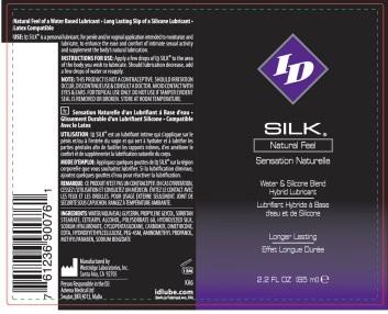 ID Silk Silicone and Water Blend Lubricant 2.2 Oz - Image 2