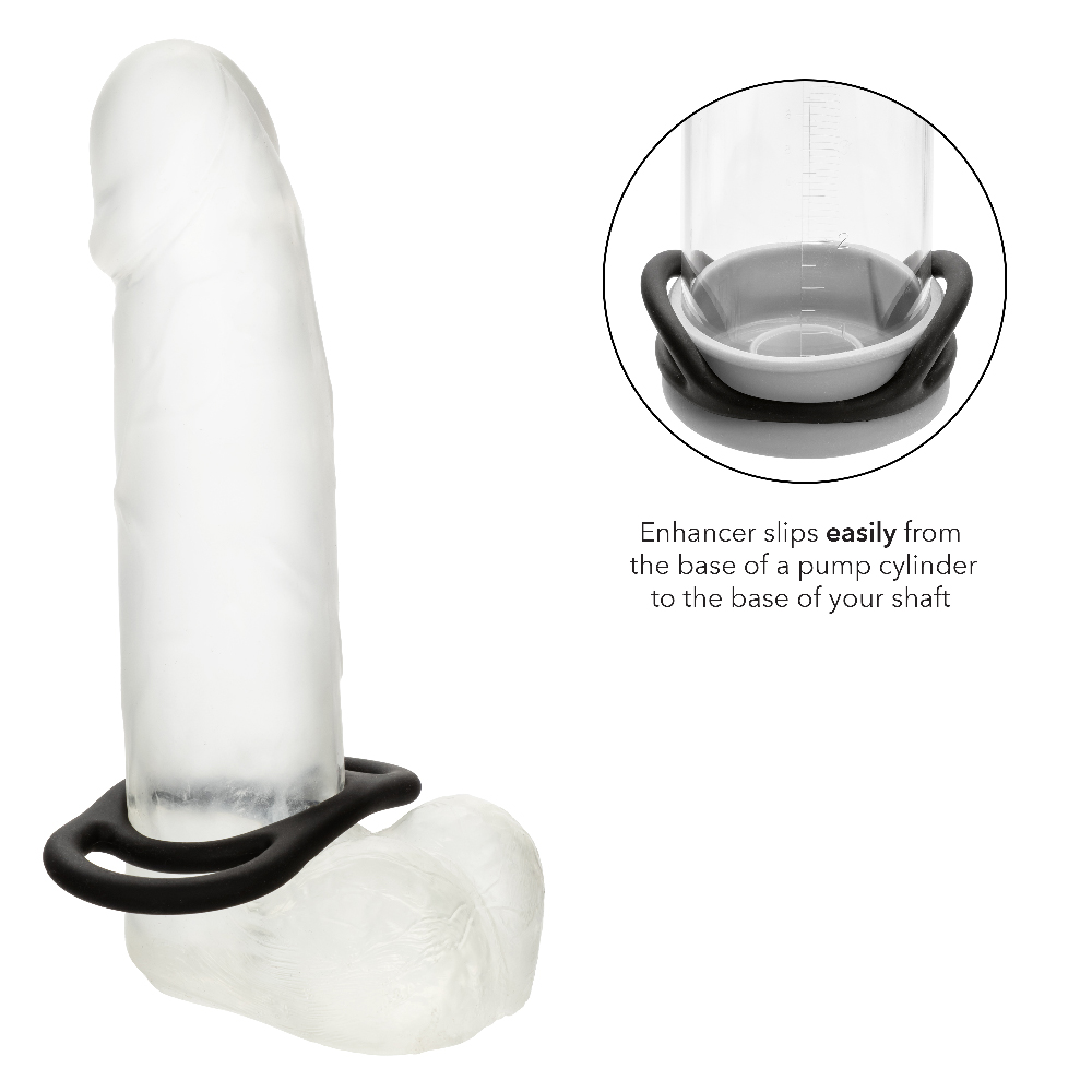 Alpha Liquid Silicone Commander Ring - Black - Image 5