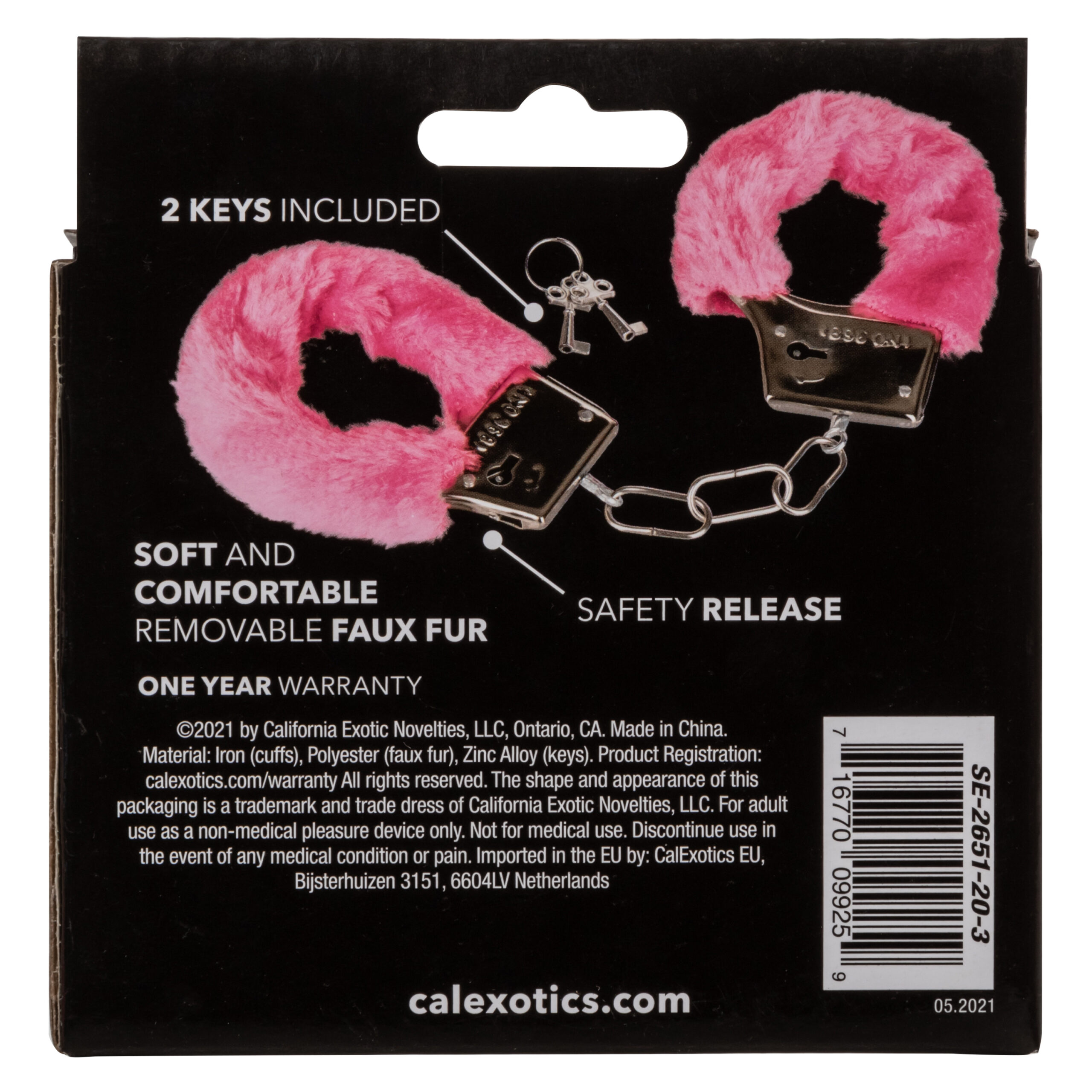 Playful Furry Cuffs - Pink - Image 5
