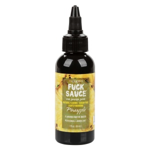 Fuck Sauce Pineapple Flavored Water-Based Lubricant 2 Oz -