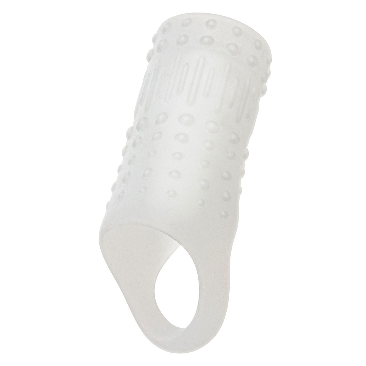 Basic Essentials Liquid Silicone Stimulation Enhancer - Clear - Image 3