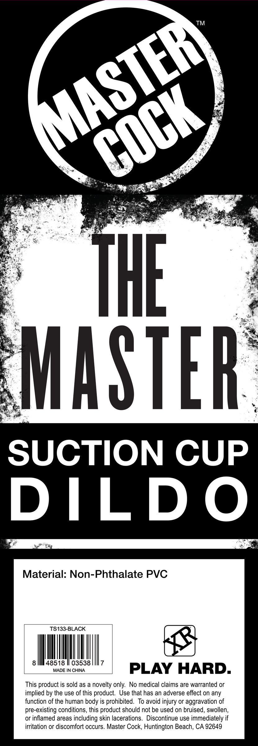 The Master Suction Cup Dildo - Black - Image 7
