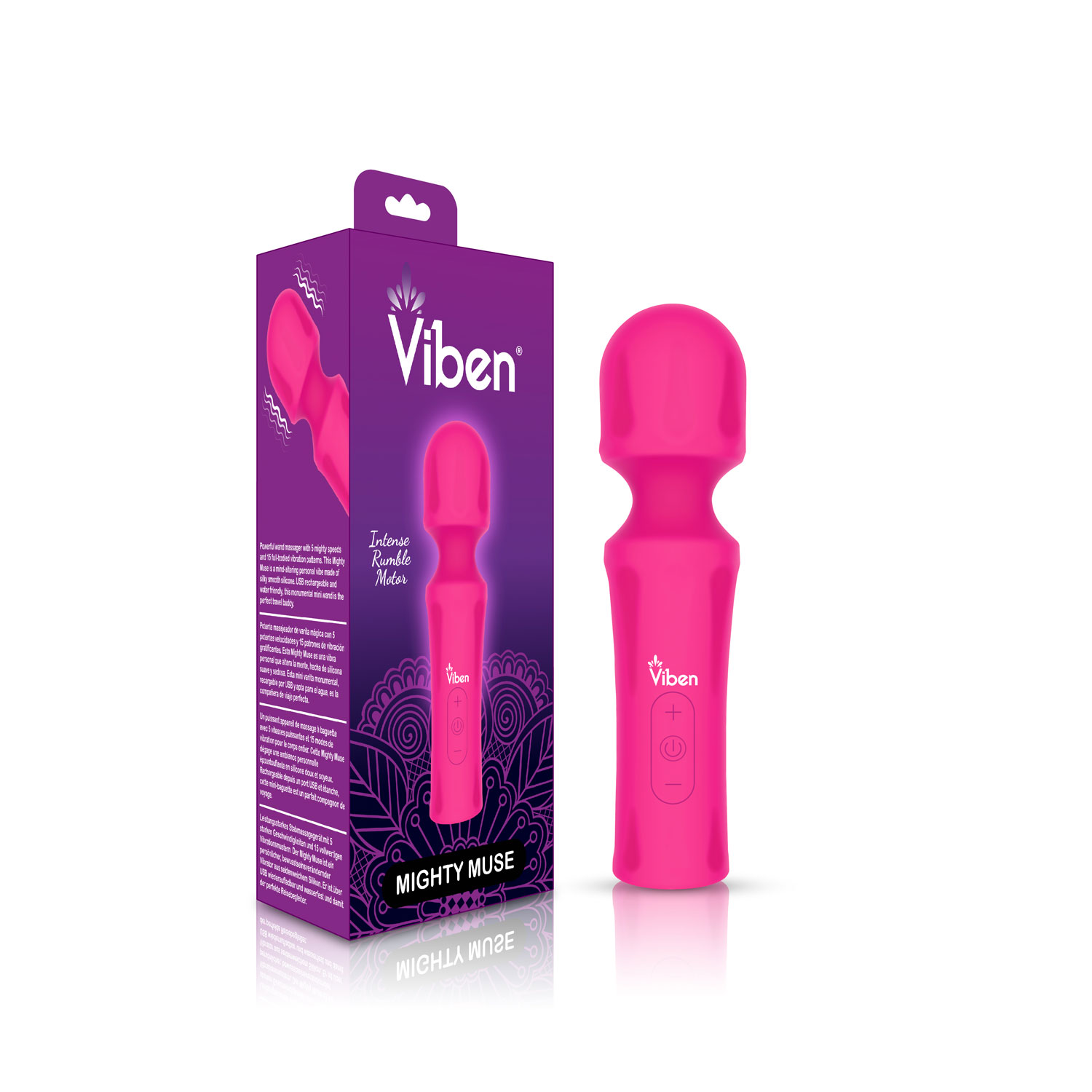 Mighty Muse Mini Massager - Hot Pink - Image 4