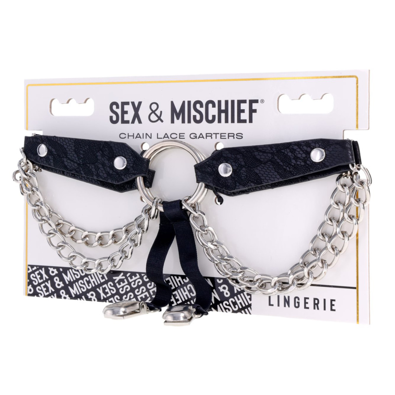 Chain Lace Garters - Pretty Playthings