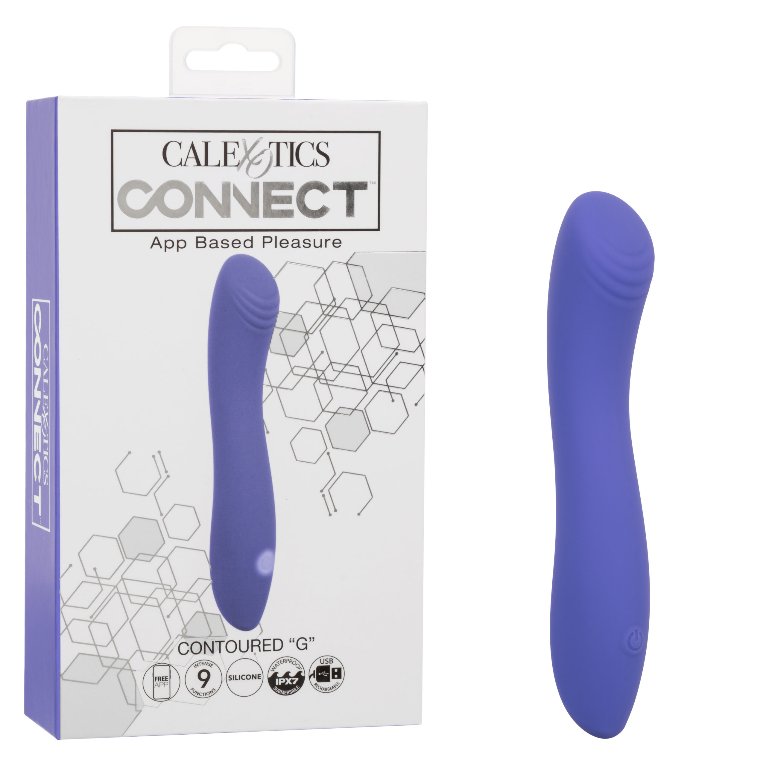 Calexotics Connect Contoured "G" - Periwinkle - Image 8