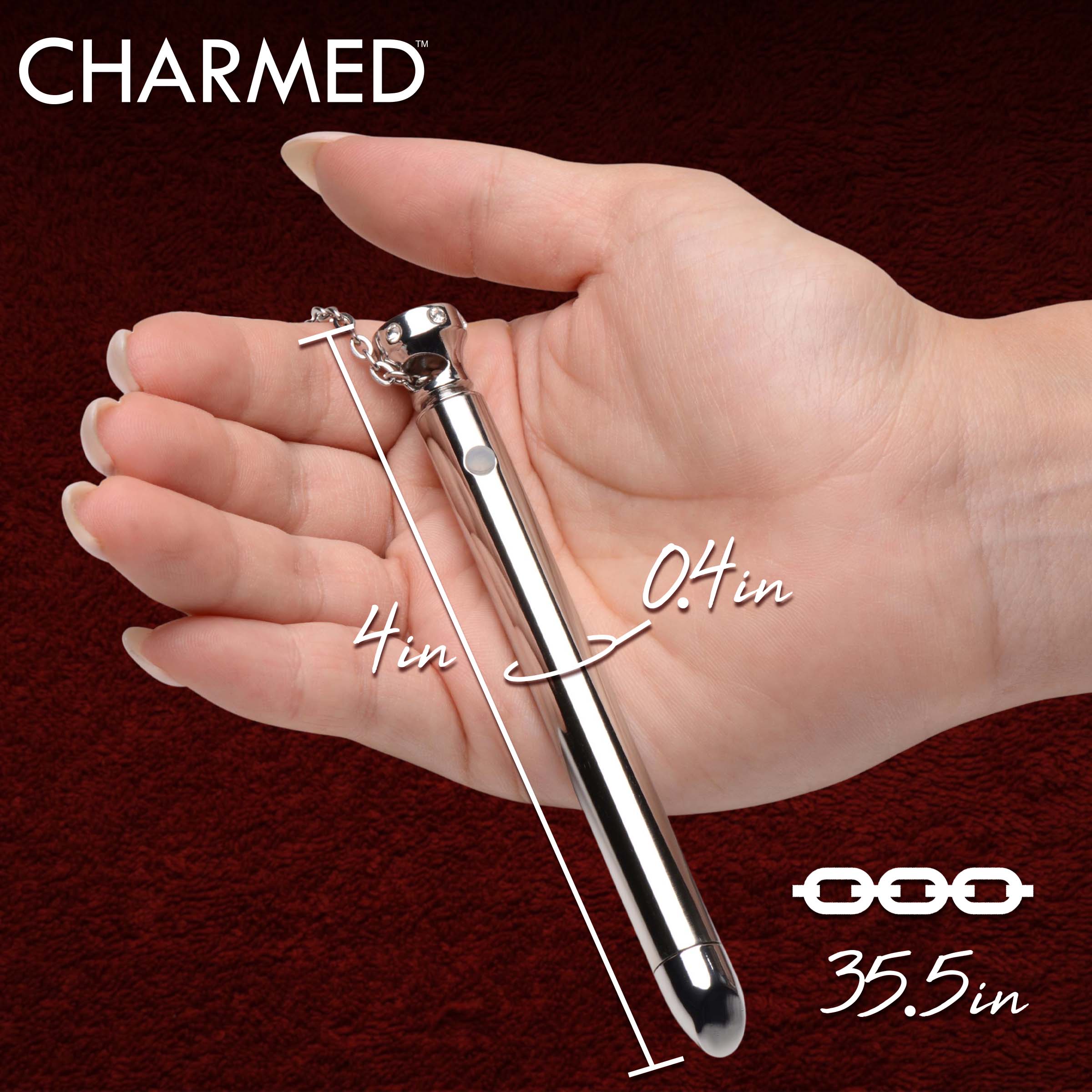 7X Vibrating Necklace - Silver - Image 4