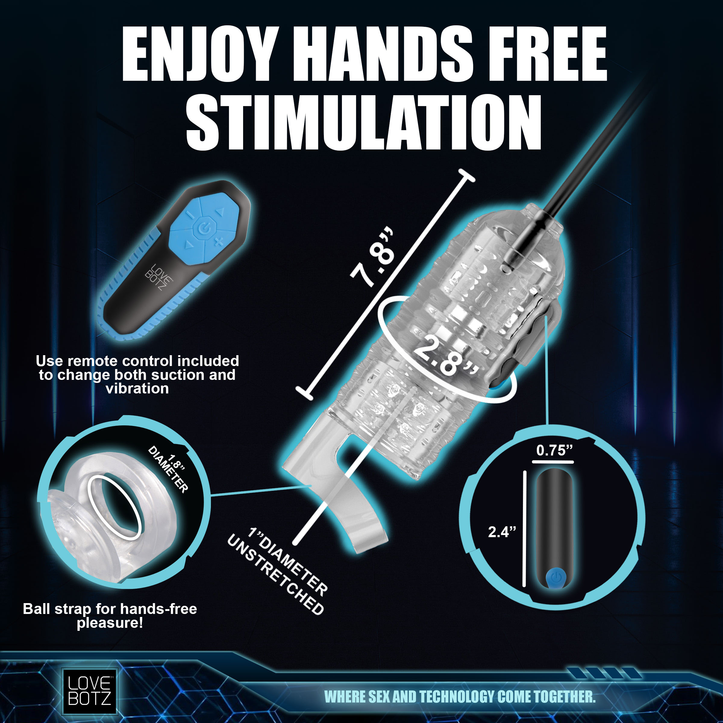 The Milker Pro Edition with Automatic Stroking, Suction and Vibration - Image 4