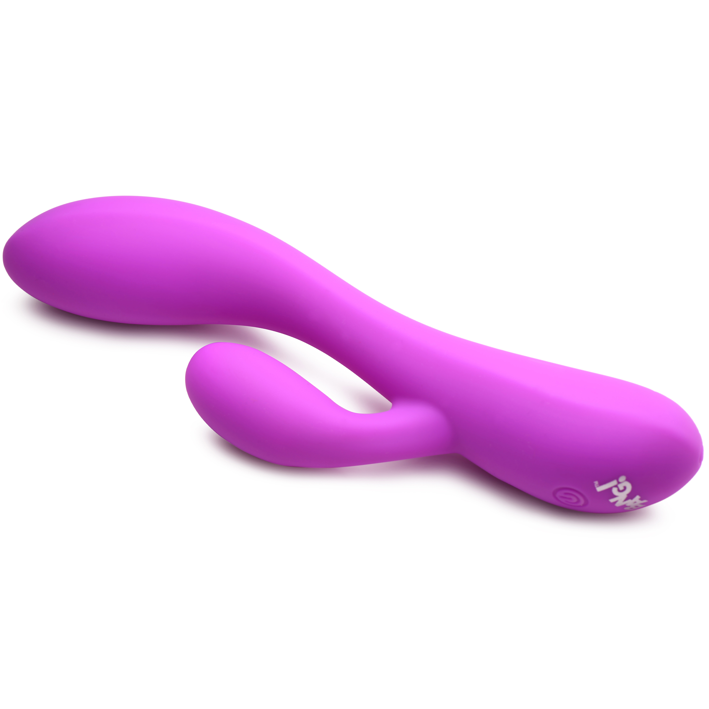10X Flexible Silicone Rabbit Vibrator - Purple - Image 8