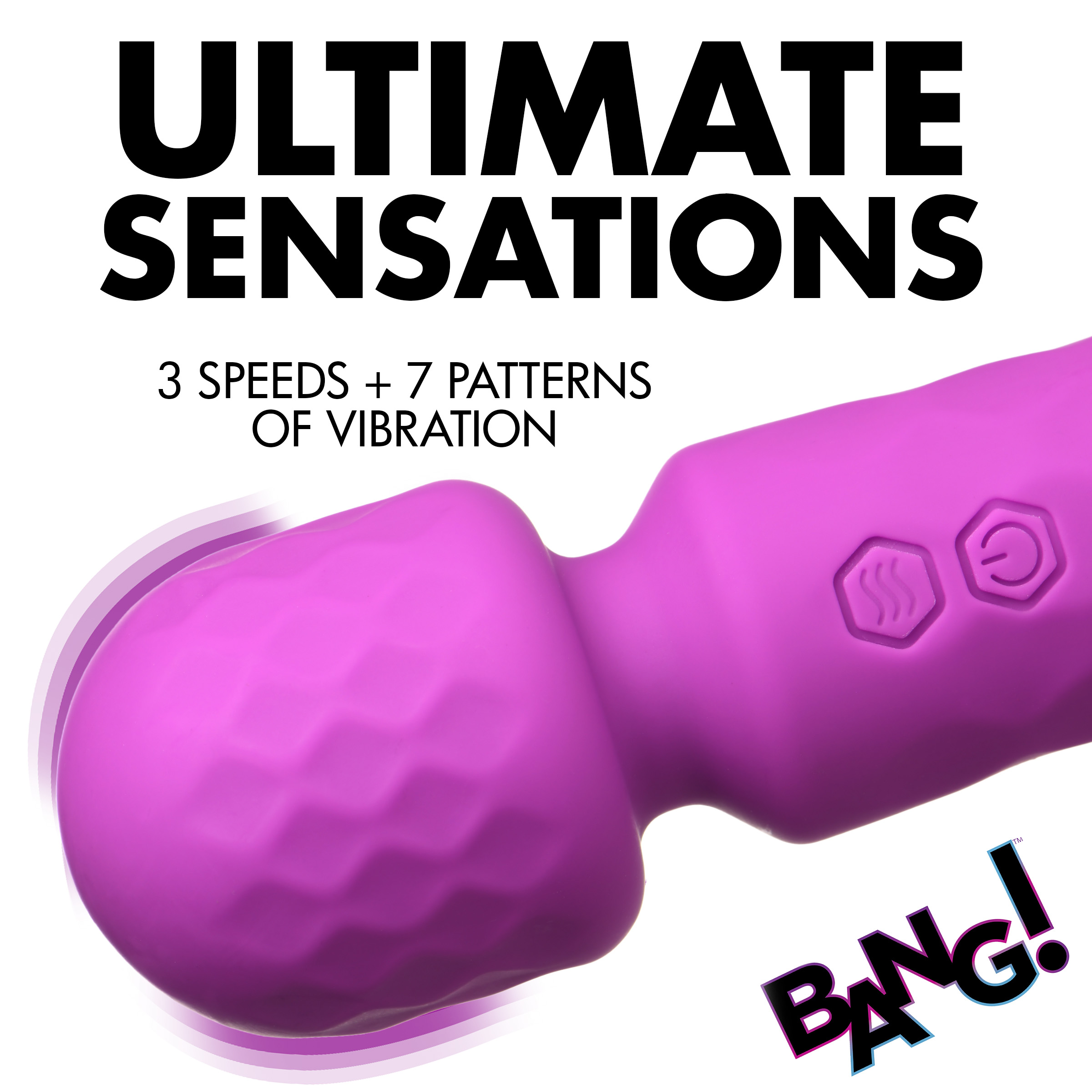 10X Mini Silicone Wand - Purple - Image 6