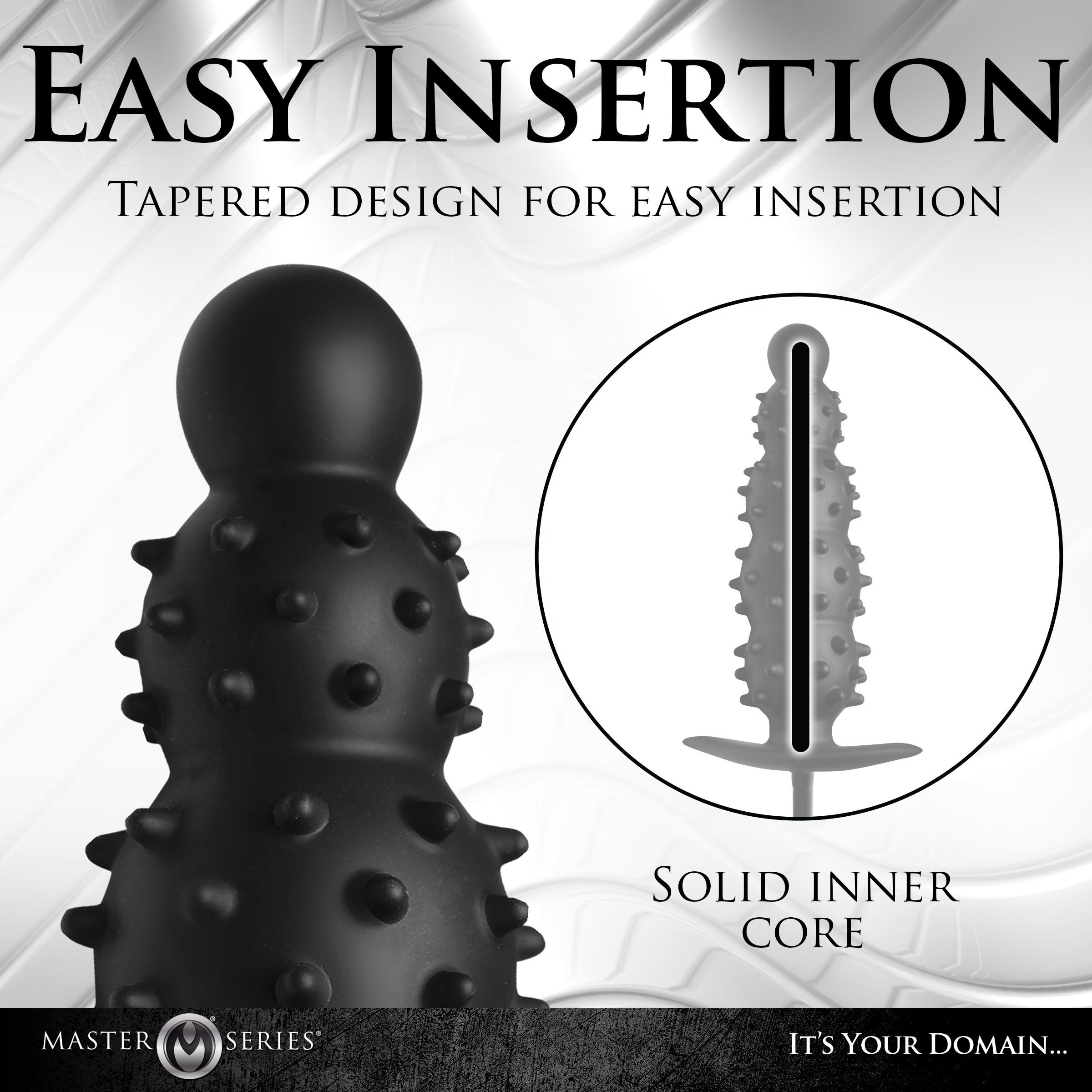 Ass Puffer Nubbed Inflatable Silicone Anal Plug - Image 7