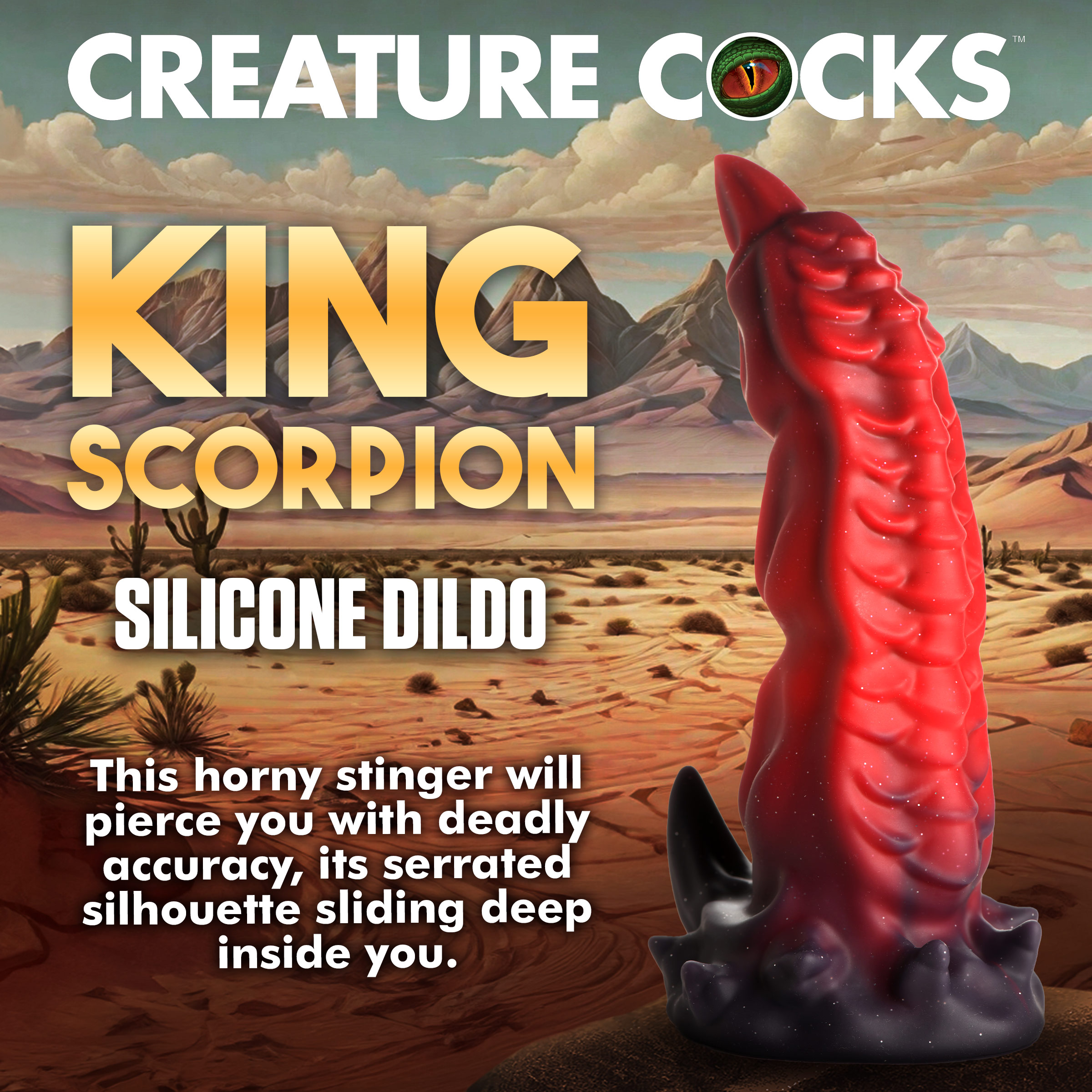 King Scorpion Silicone Dildo - Creature Cocks - Image 2