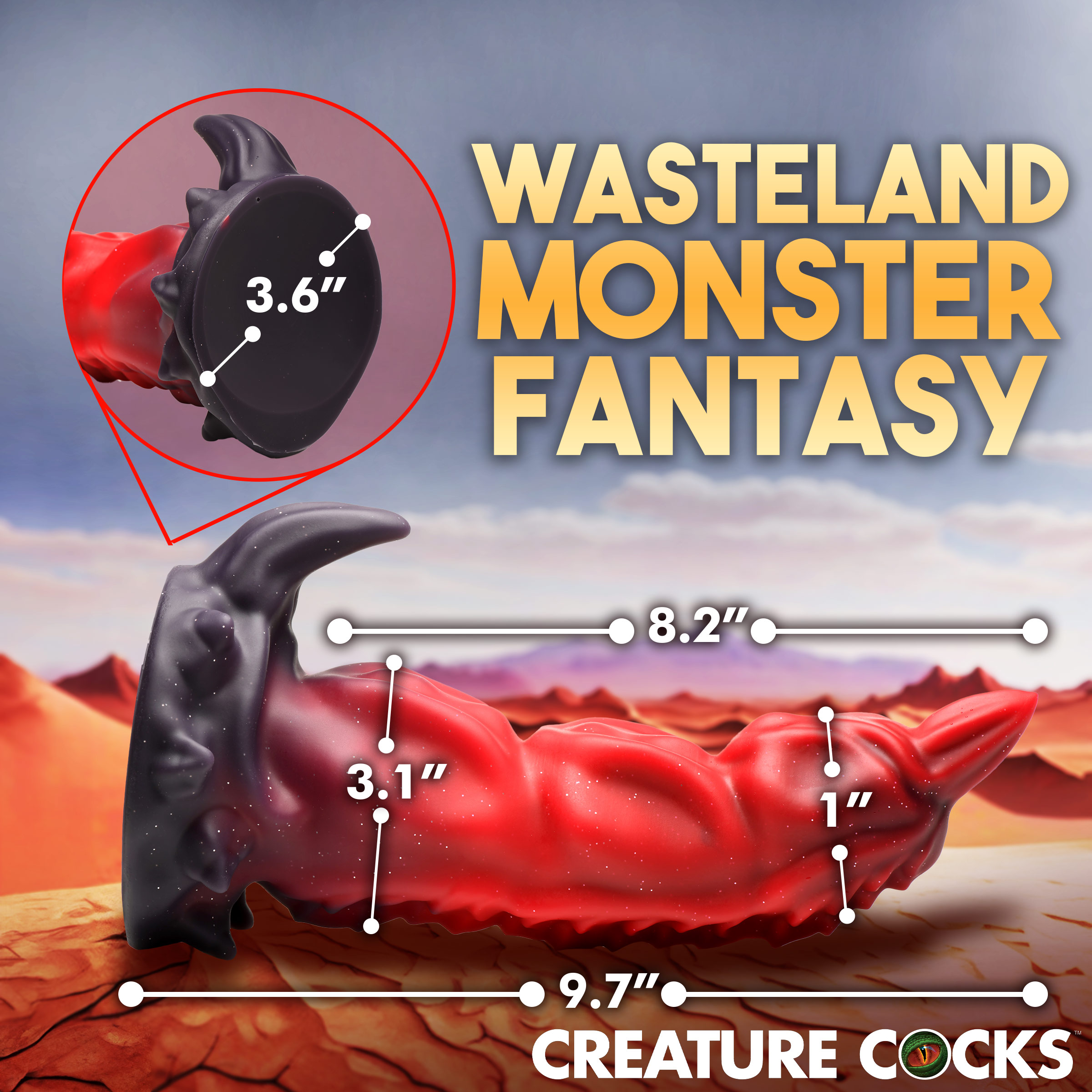 King Scorpion Silicone Dildo - Creature Cocks - Image 4