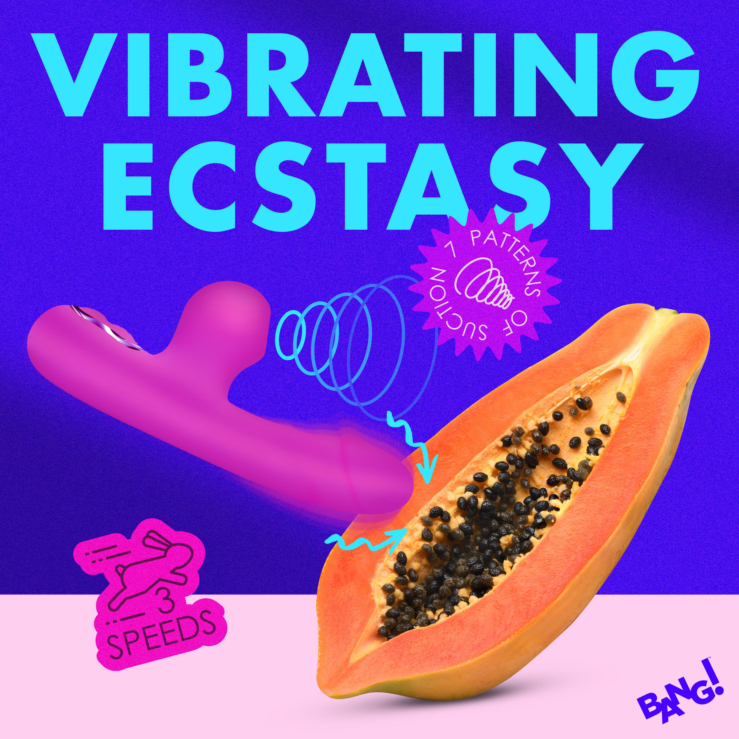 Mini Suction Silicone Rabbit Vibrator - Image 5