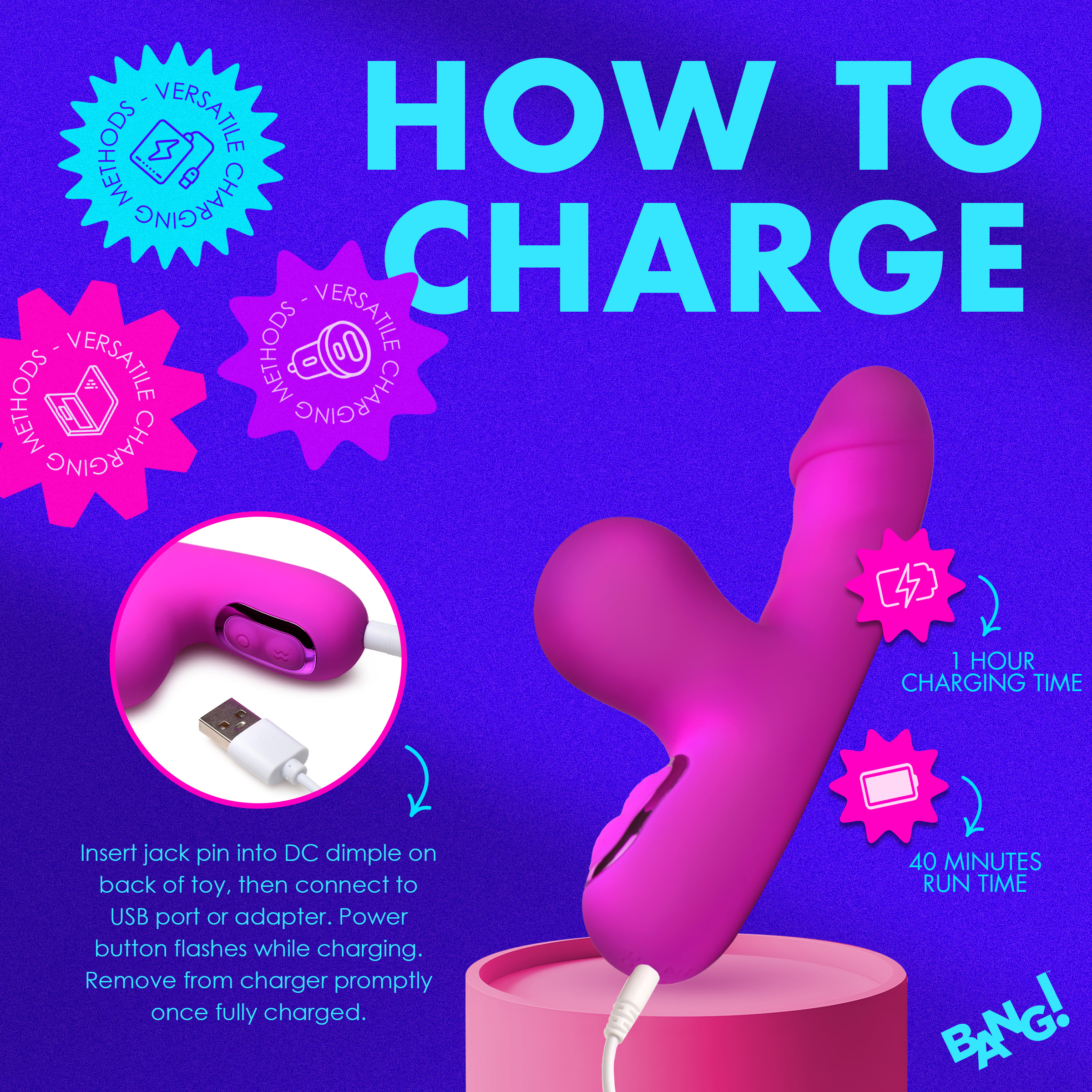 Mini Suction Silicone Rabbit Vibrator - Image 7