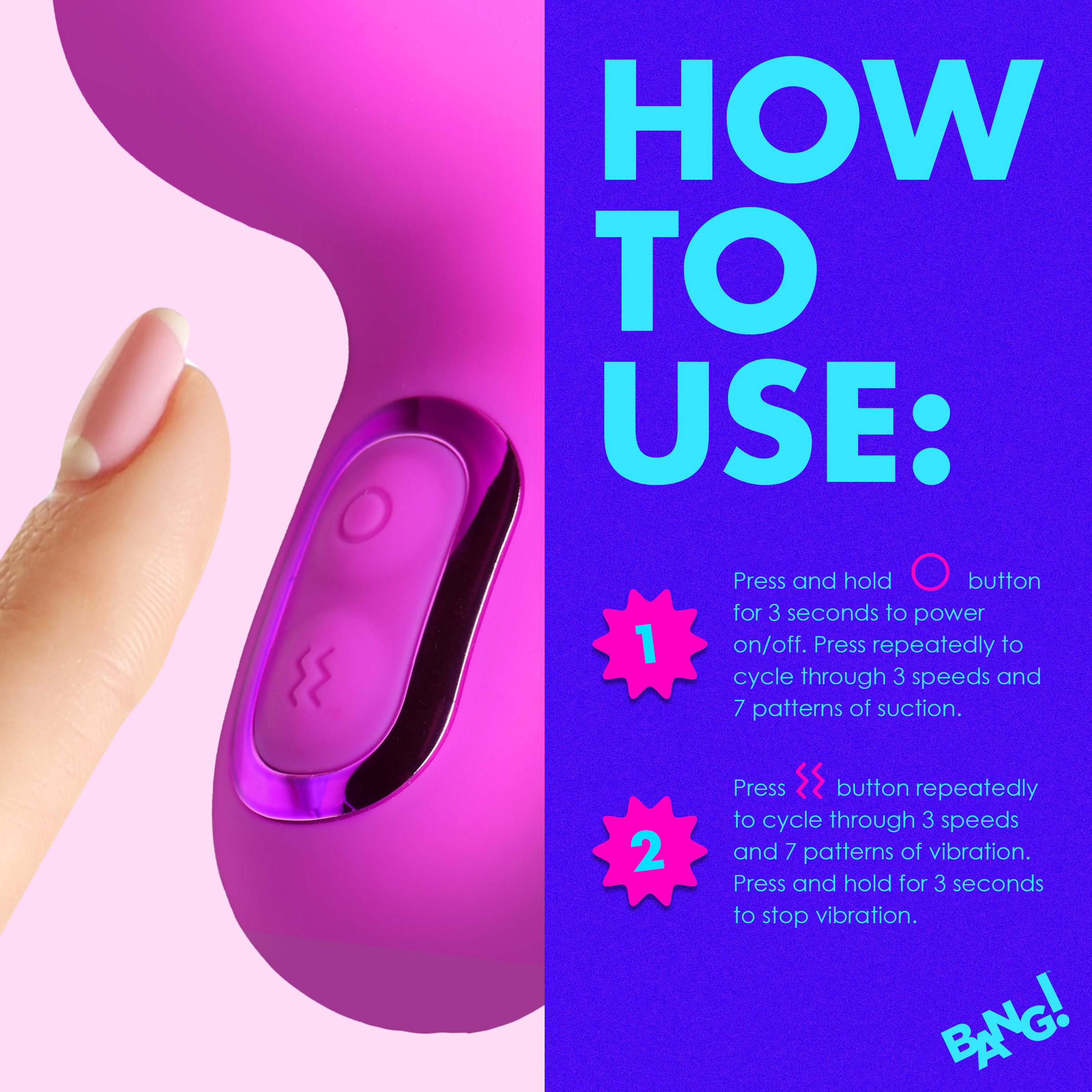Mini Suction Silicone Rabbit Vibrator - Image 8