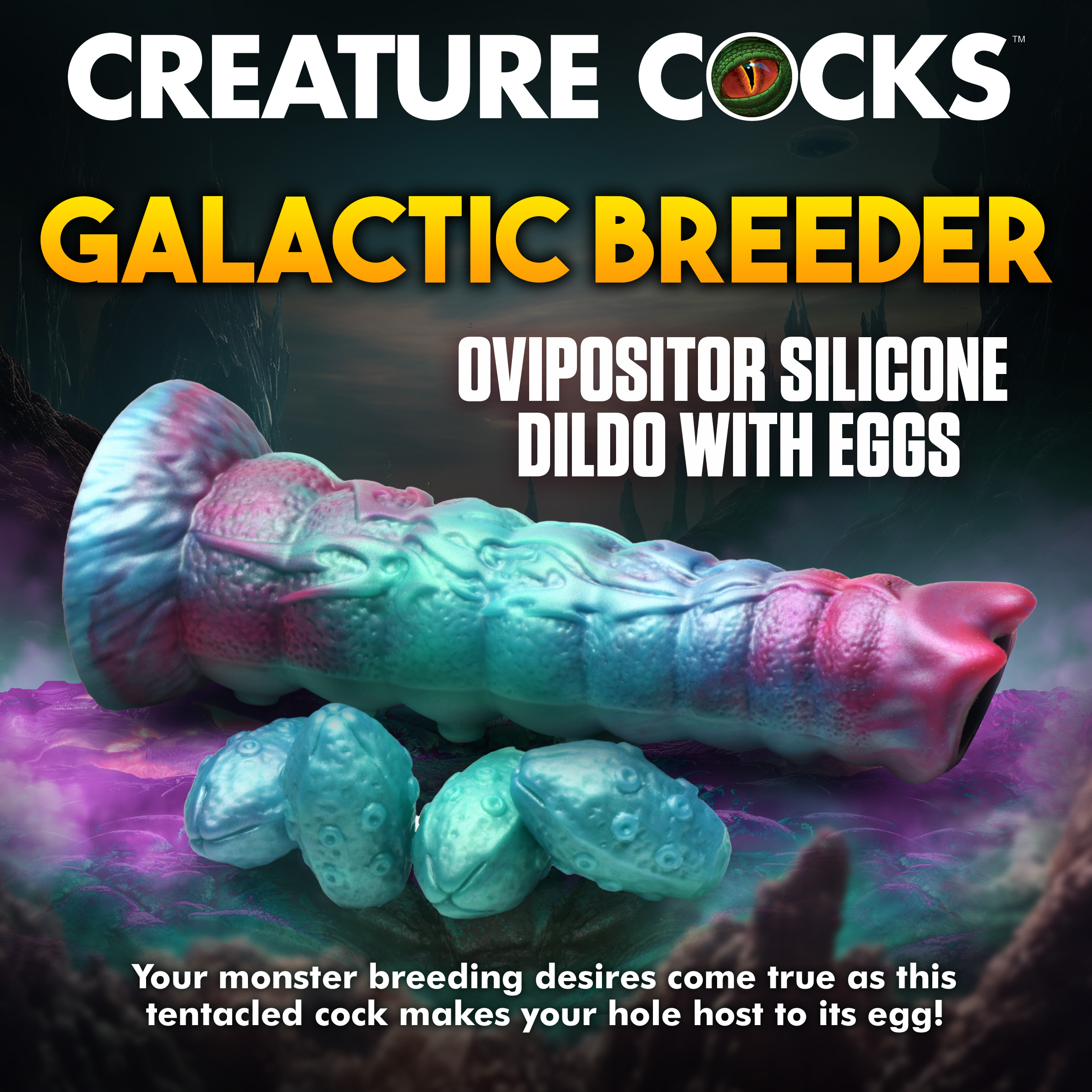 Galactic Breeder Ovipositor Silicone Dildo - Creature Cocks - Image 2