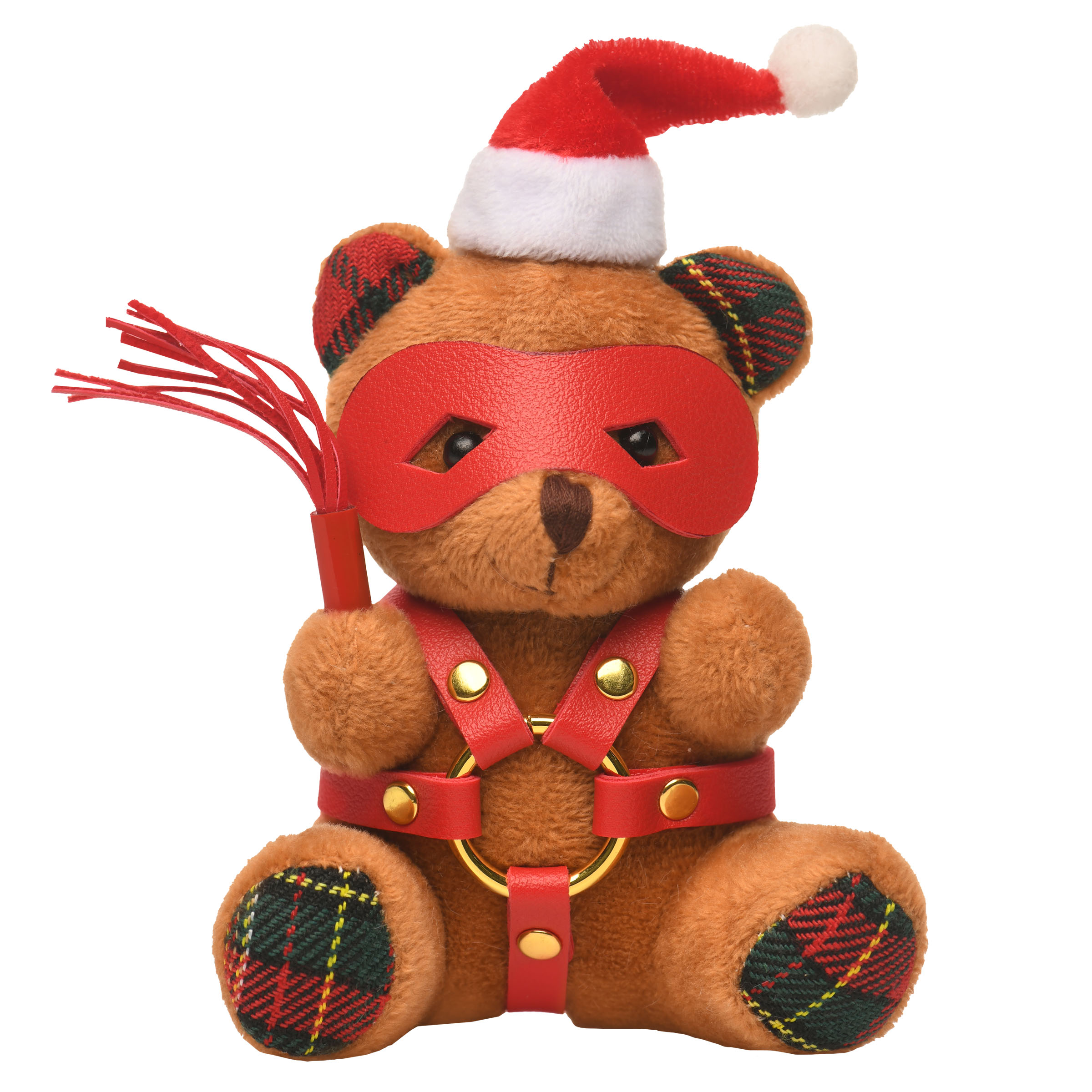 Holiday Bondage Bear Keychain - Brown - Image 6
