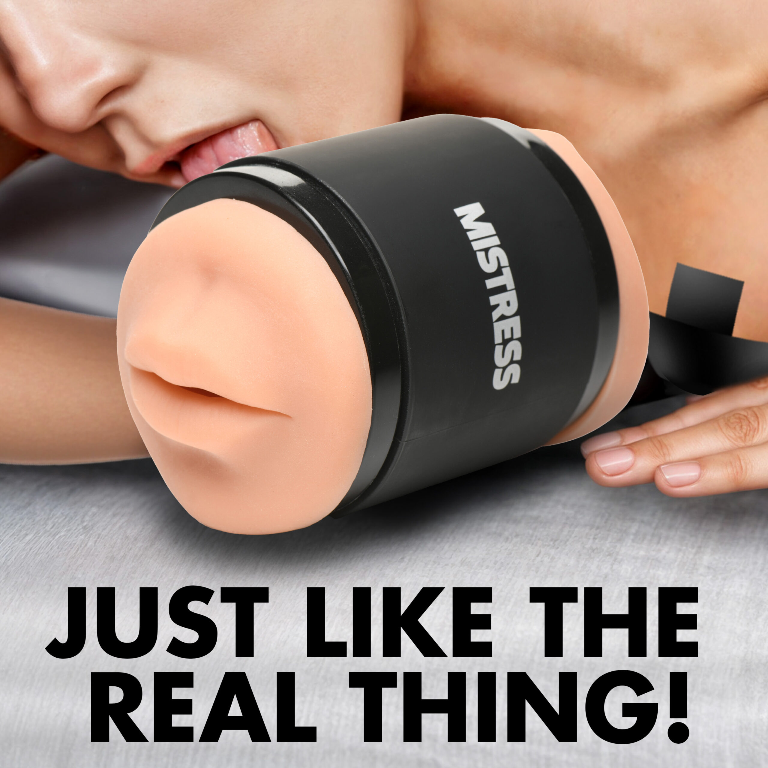Double Shot Mouth and Pussy Stroker - Medium - Image 5