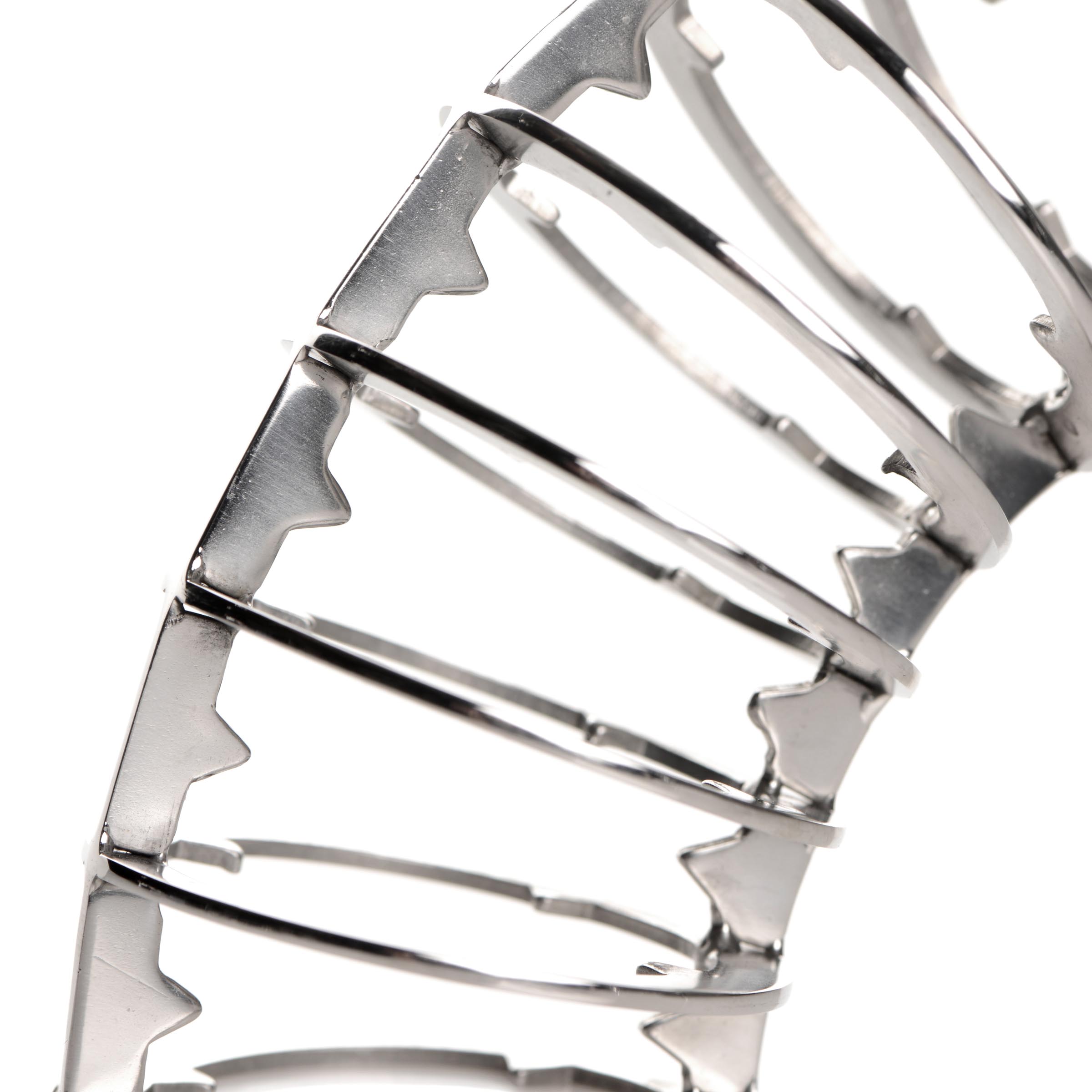 Stainless Steel Spiked Chastity Cage - Image 7