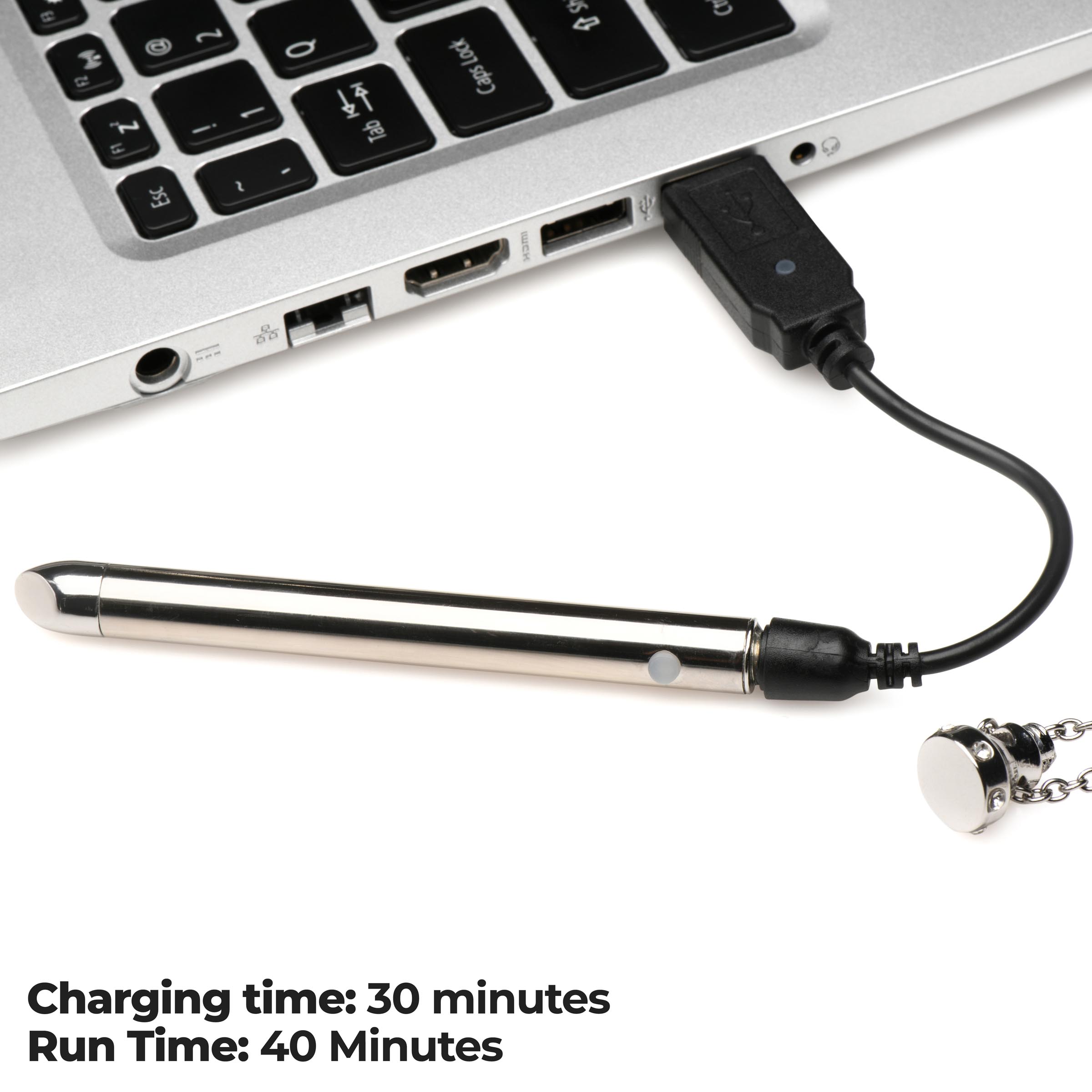 7X Vibrating Necklace - Silver - Image 8