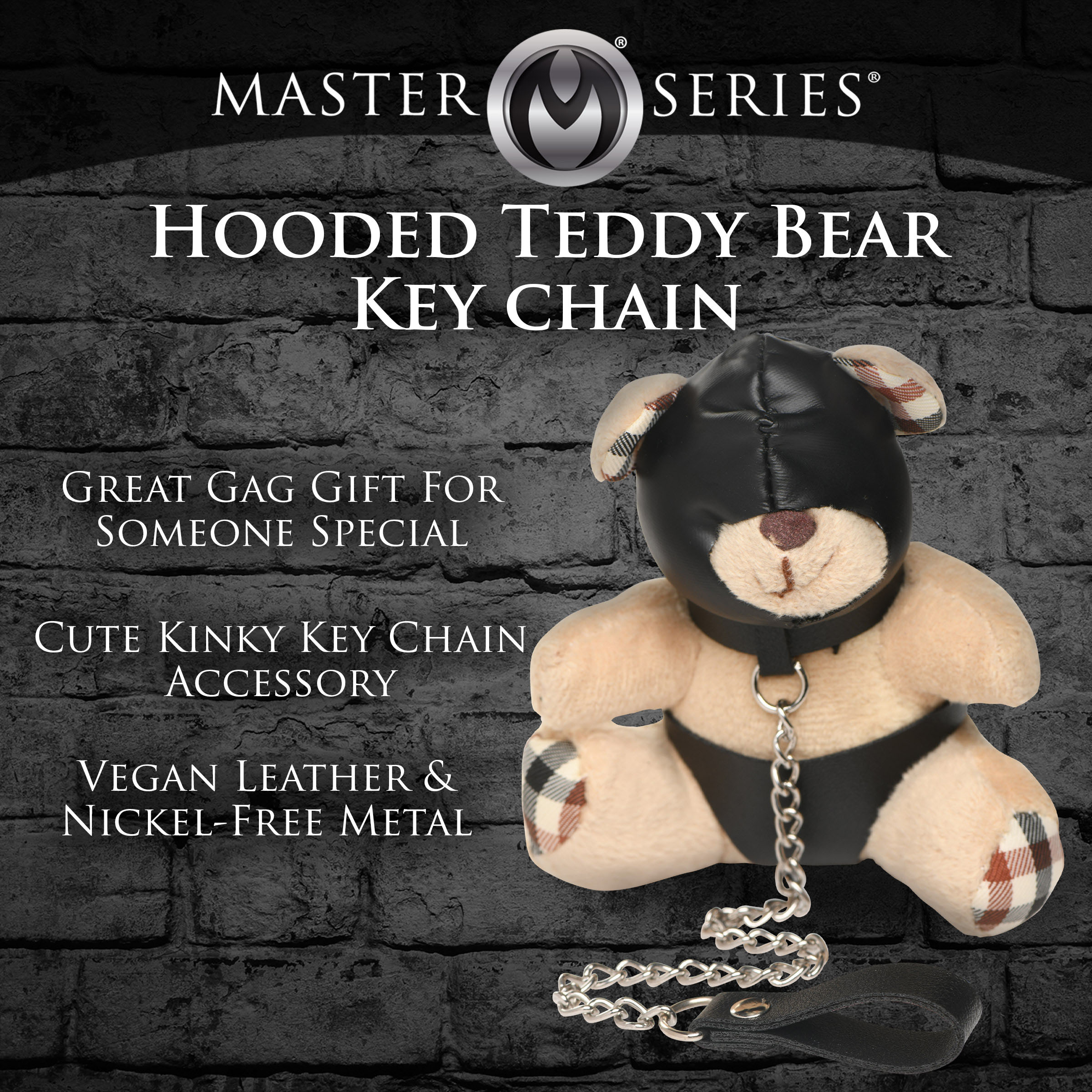 Hooded Teddy Bear Keychain - Image 2
