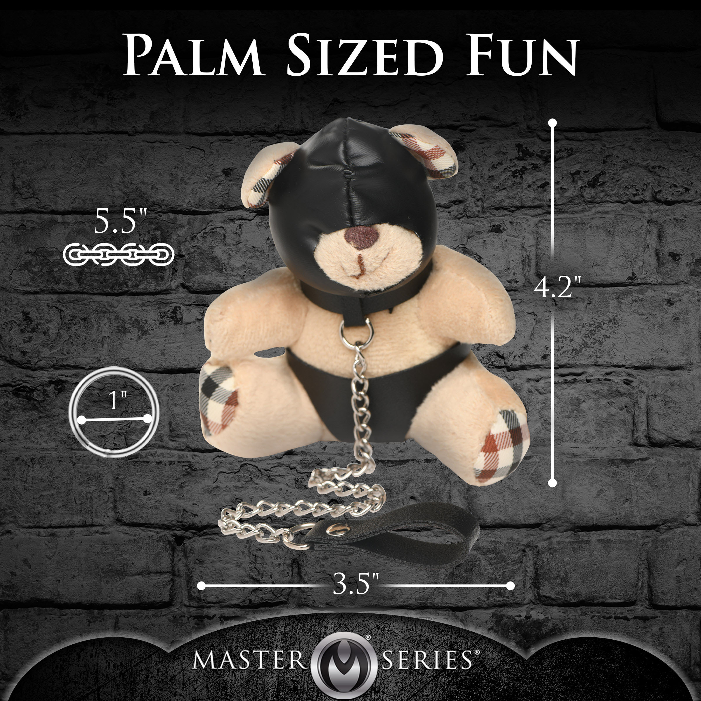 Hooded Teddy Bear Keychain - Image 4