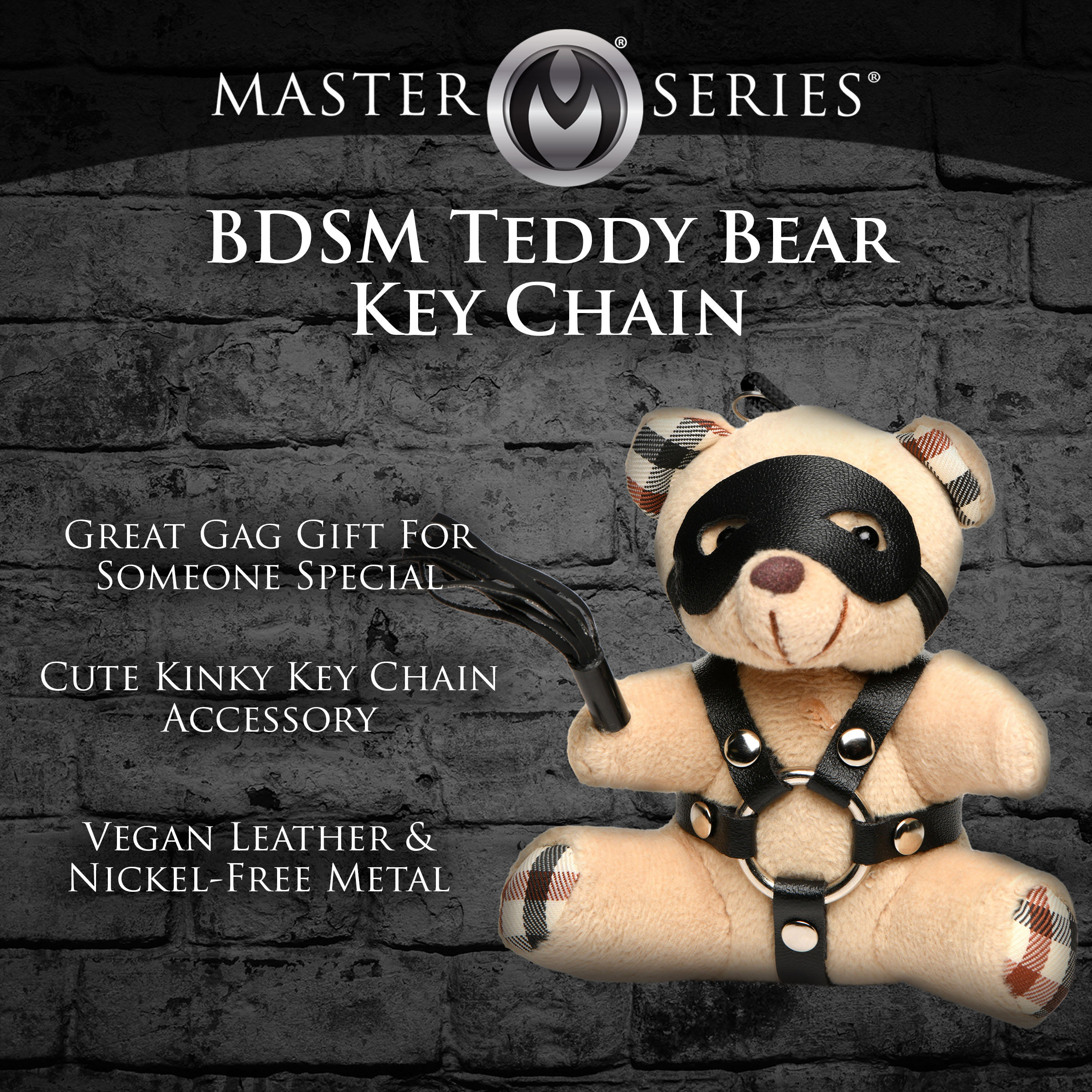 BDSM Teddy Bear Keychain - Image 2