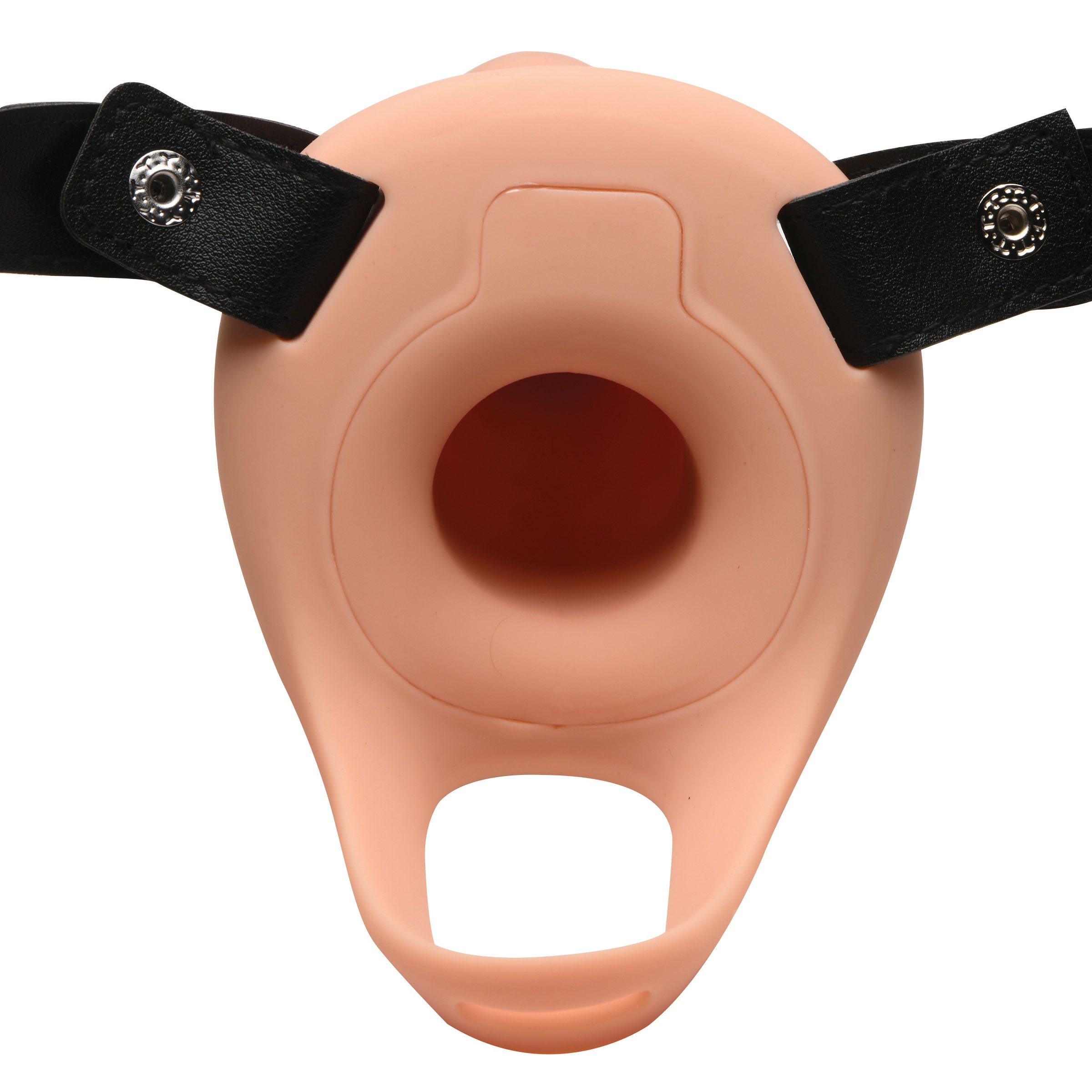 2 Inch Erection Realistic Silicone Penis Sheath - Light - Image 5