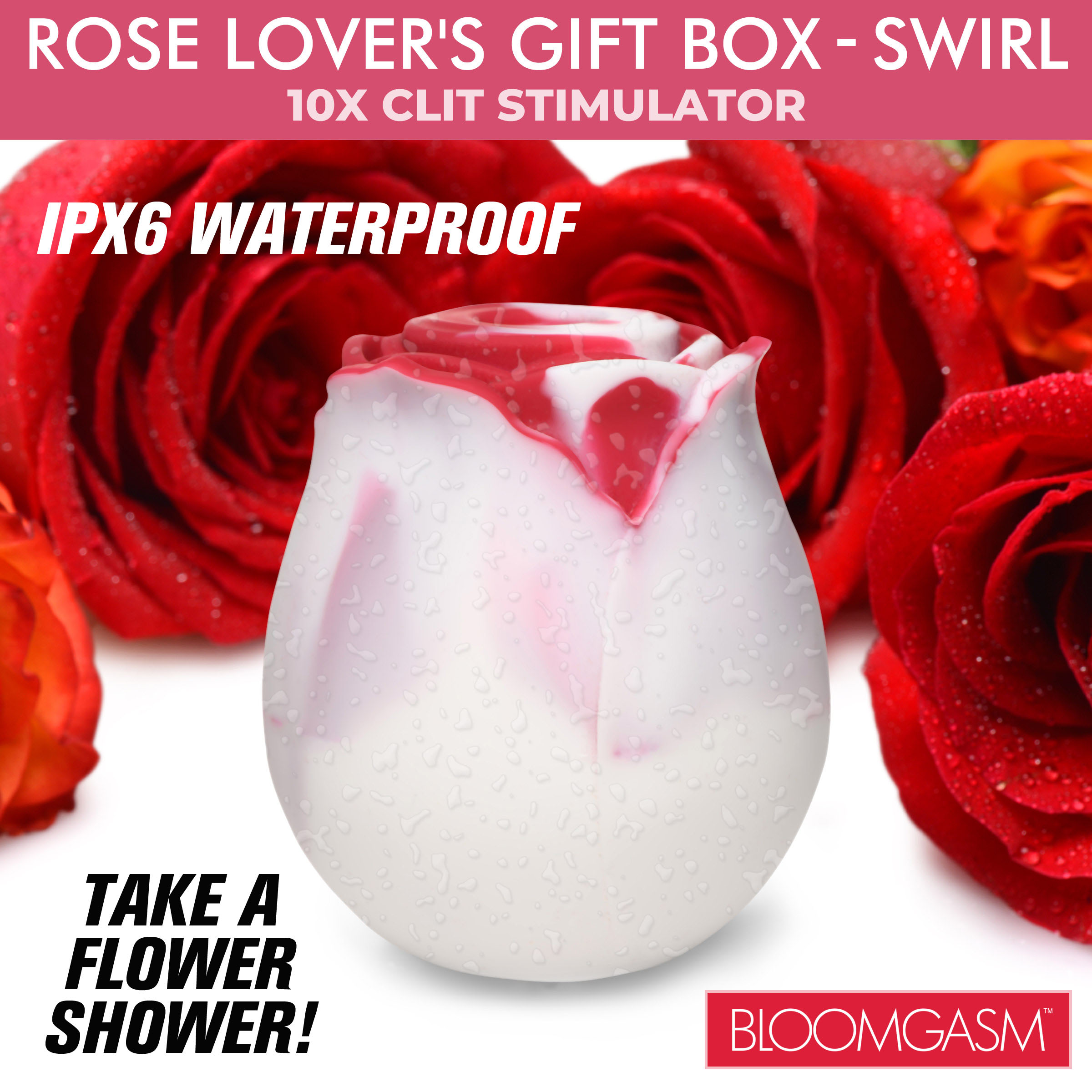 The Rose Lovers Gift Box 10x Clit Suction Rose - Swirl - Image 5