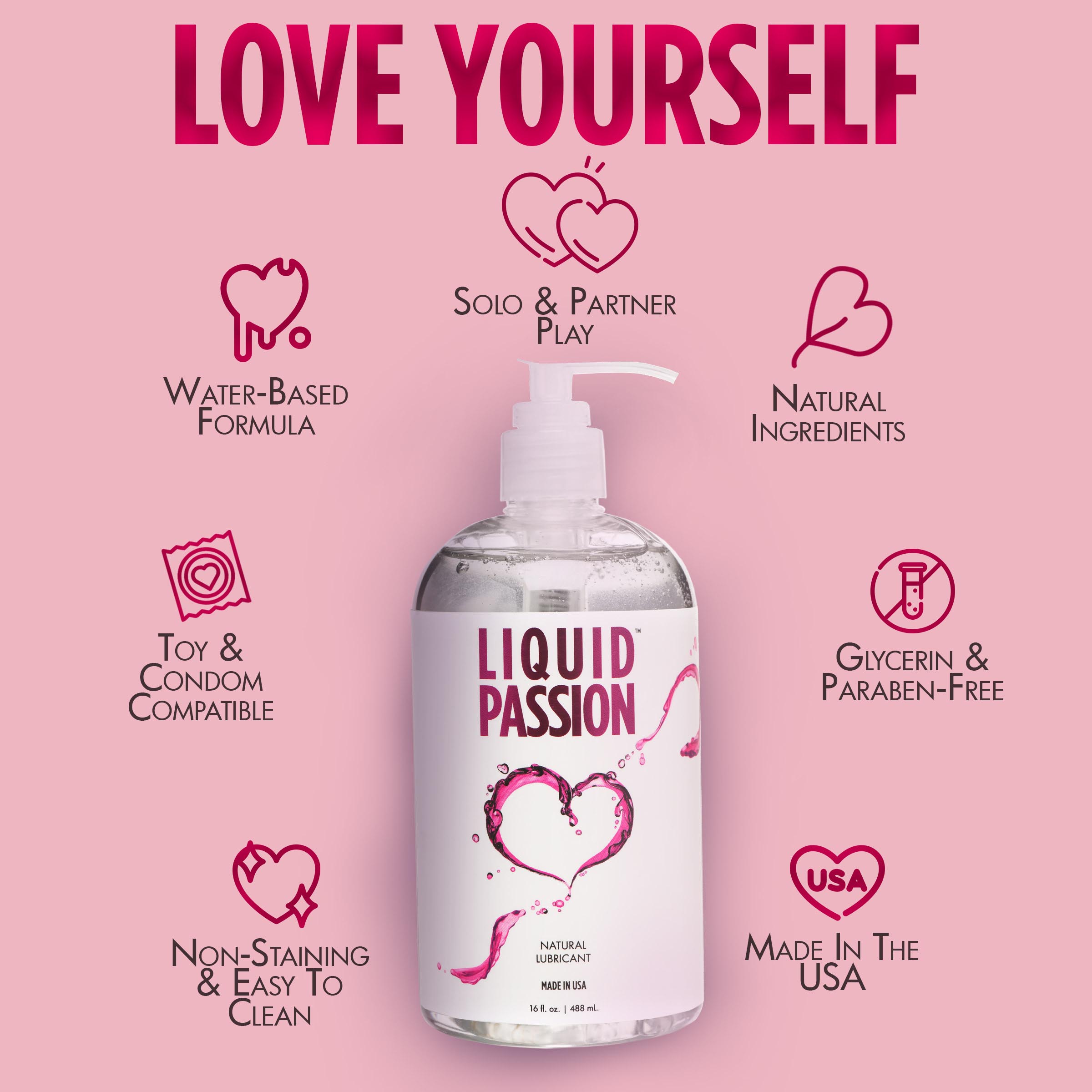 Liquid Passion Natural Lubricant - 16oz - Image 6