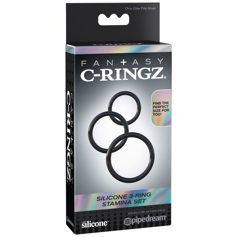 FANTASY C-RINGZ - SILICONE 3 RING STAMINA SET - Image 3
