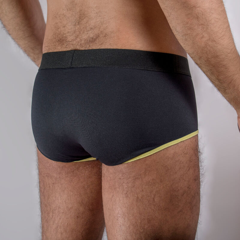 MACHO - MS24A BRIEF UNDERPANTS DARK YELLOW L - Image 6