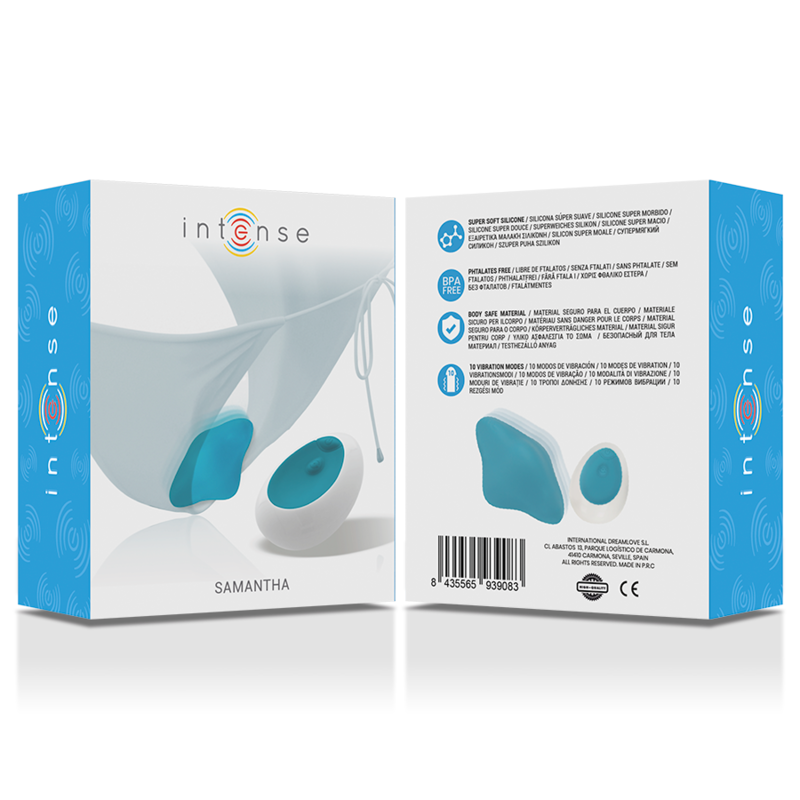 INTENSE - SAMANTHA PANTIE REMOTE CONTROL BLUE - Image 13