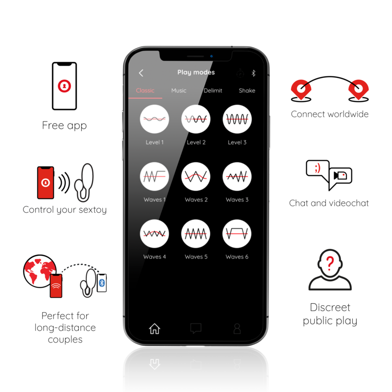 ONINDER - TOKYO VIBRATING EGG BLACK 7.5 X 3.2 CM FREE APP - Image 9