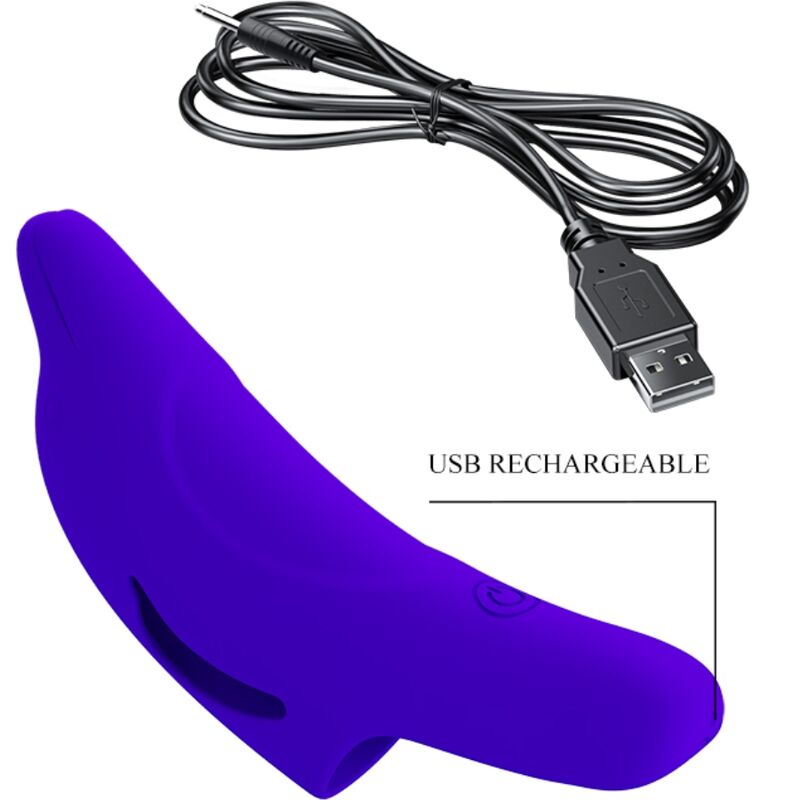 PRETTY LOVE - DELPHINI POWERFUL DARK BLUE FINGER STIMULATOR - Image 17