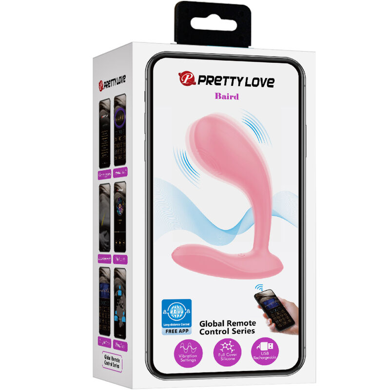 PRETTY LOVE - BAIRD G-SPOT 12 VIBRATIONS RECHARGEABLE PINK APP - Image 17