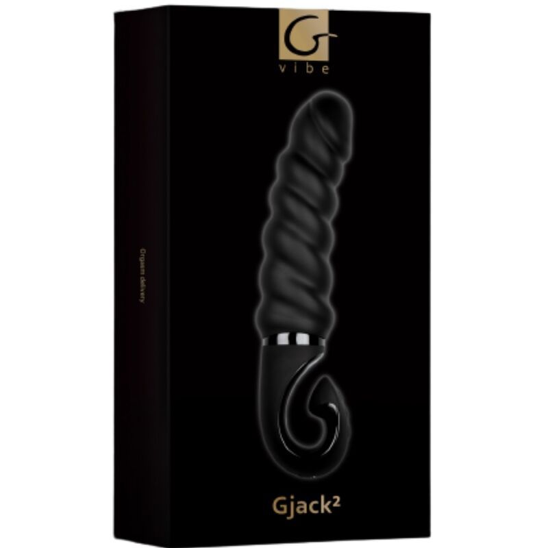 G-VIBE - G-JACK 2 - BLACK VIBRATING DILDO - Image 9