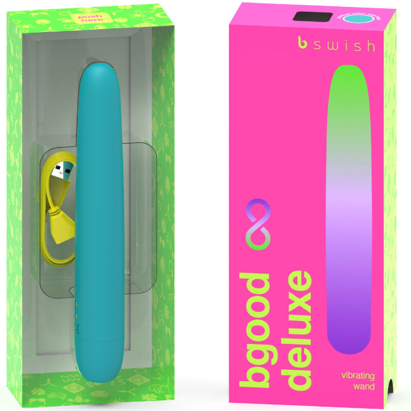 B SWISH - BGOOD INFINITE DELUXE RECHARGEABLE VIBRATOR BLUE SILICONE - Image 6