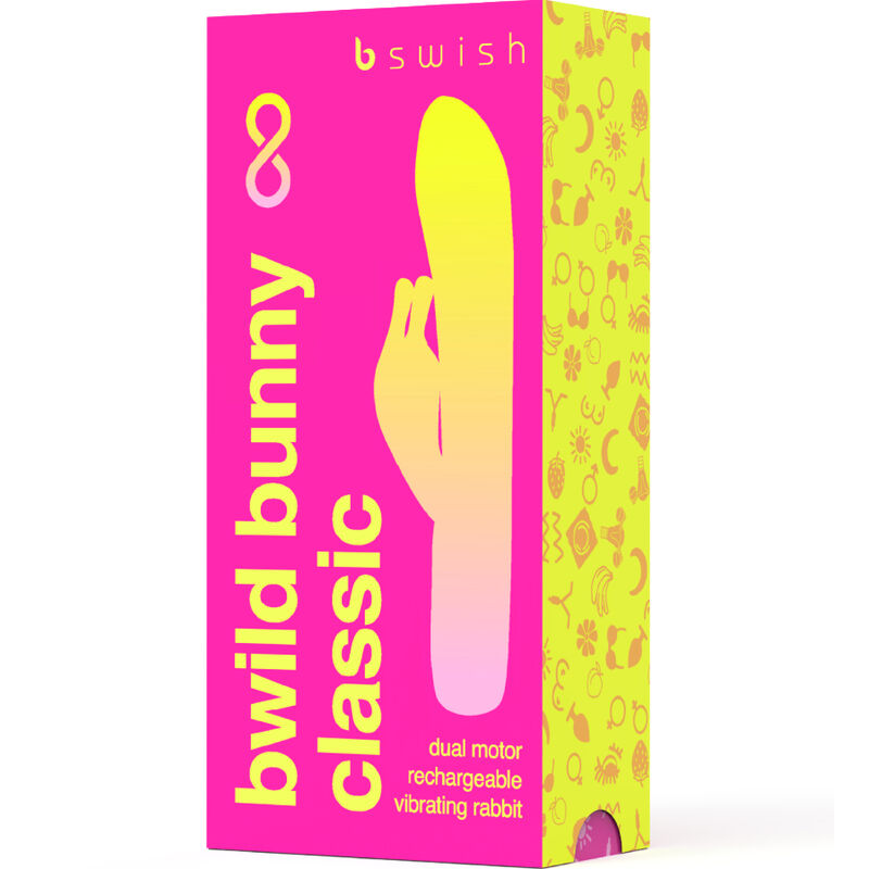 B SWISH - BWILD BUNNY INFINITE CLASSIC RECHARGEABLE VIBRATOR PINK SILICONE - Image 8