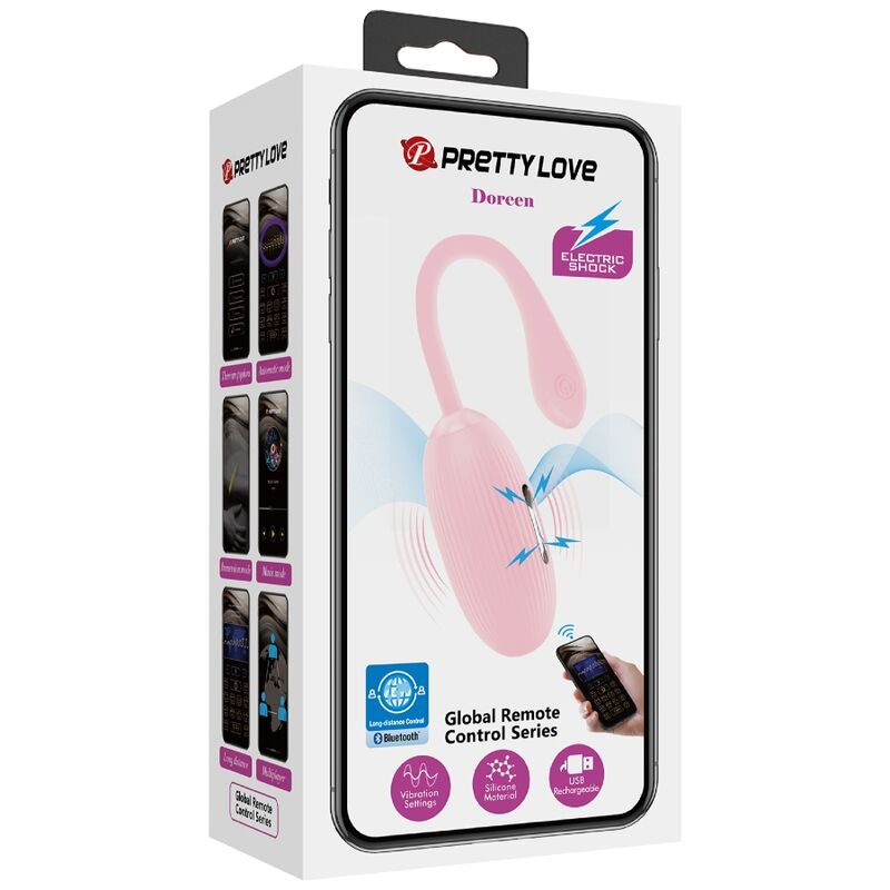 PRETTY LOVE - DOREEN PINK RECHARGEABLE VIBRATING EGG - Image 23