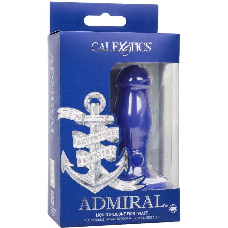 CALEXOTICS - ADMIRAL FIRST MATE ANAL PLUG VIBRATOR BLUE - Image 9