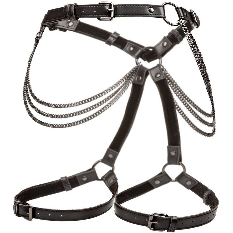 CALEXOTICS - EUPHORIA PLUS SIZE MULTI CHAIN THIGH HARNESS - Image 10